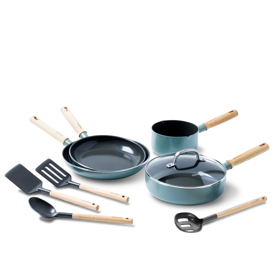 greenpan-mayflower-set-9-pi-ces-aluminium-forg-rev-tement-c-ramique-thermolon-in image 1