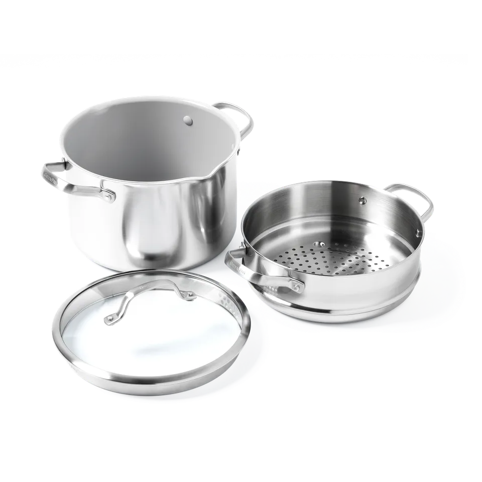 greenpan-venice-pro-evershine-set-multi-cuiseur-en-acier-inoxydable-3-couches-te image 1