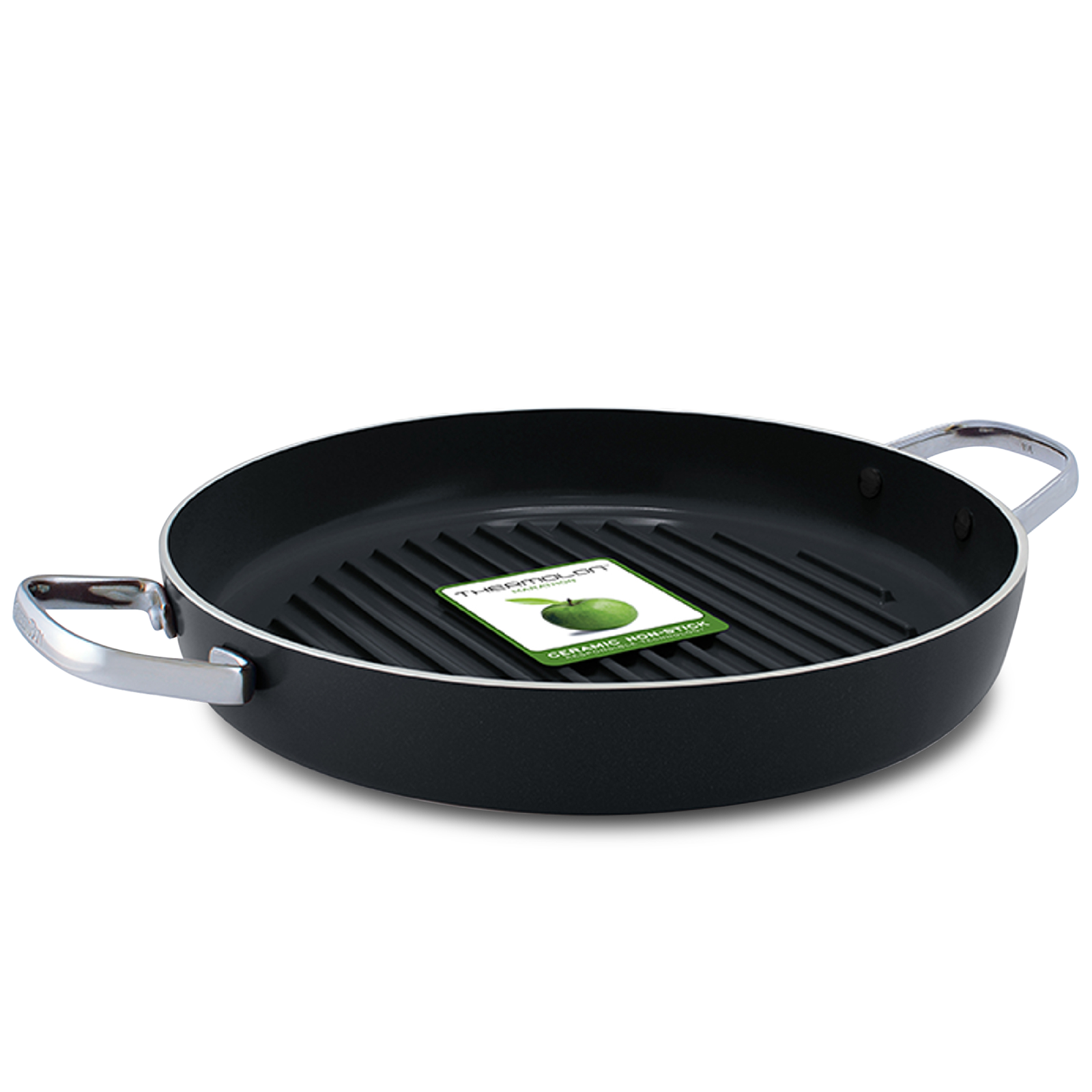 greenpan-essentials-po-le-gril-ronde-28-cm-c-ramique-sans-pfas-compatible-four-e image 1