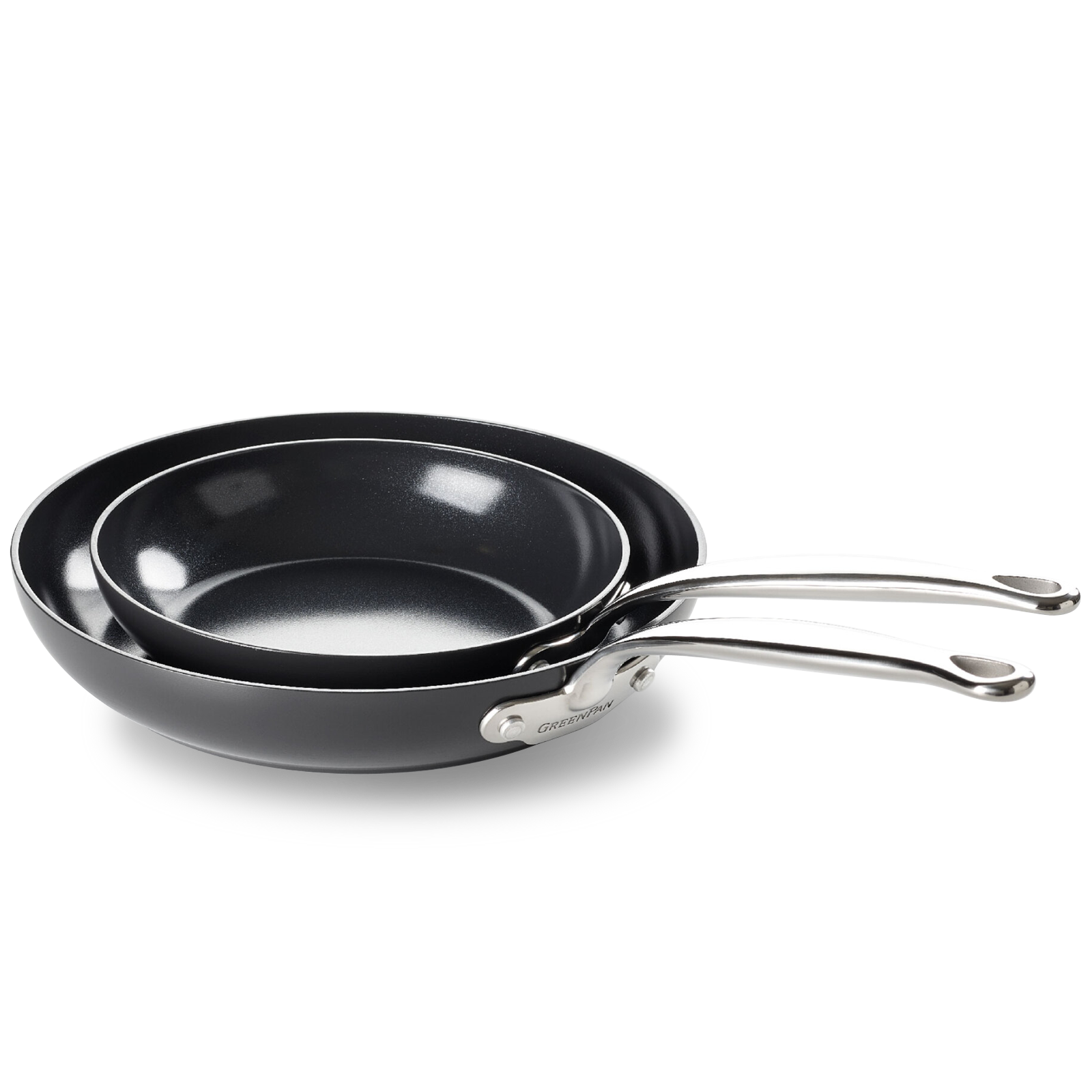 greenpan-barcelona-set-de-2-po-les-20-28-cm-aluminium-extra-pais-induction-magne image 1