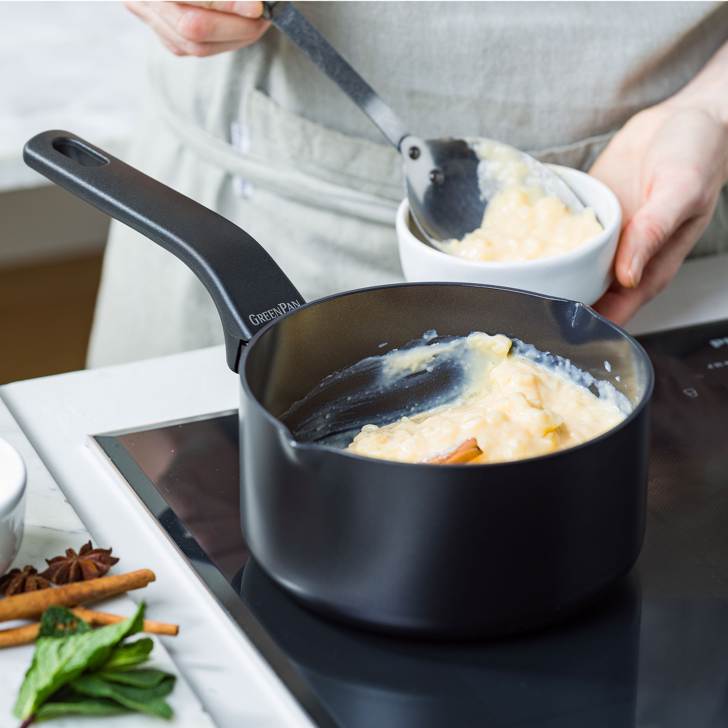 greenpan-essence-casserole-16-cm-c-ramique-thermolon-sans-pfas-aluminium-recycl image 4