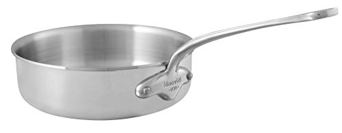 mauviel-m-urban-501124-plat-sauter-en-inox-bross-24-cm-collection-m-urban-42-x-2 image 2