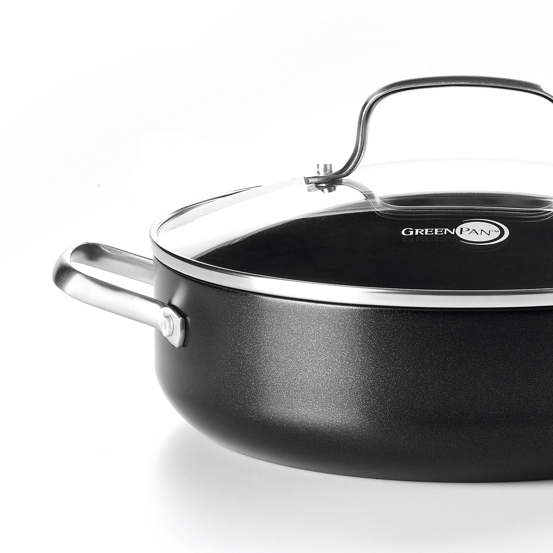 greenpan-copenhagen-sauteuse-28-cm-avec-couvercle-aluminium-tremp-rev-tement-dia image 3