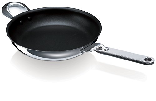 beka-move-on-po-le-frire-inox-28-cm-avec-couvercle-anti-claboussures-et-poign-e- image 4