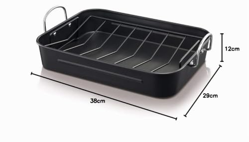 beka-16370384-plat-four-en-t-le-d-acier-noir-38-x-29-x-12-cm-avec-rev-tement-ant image 6