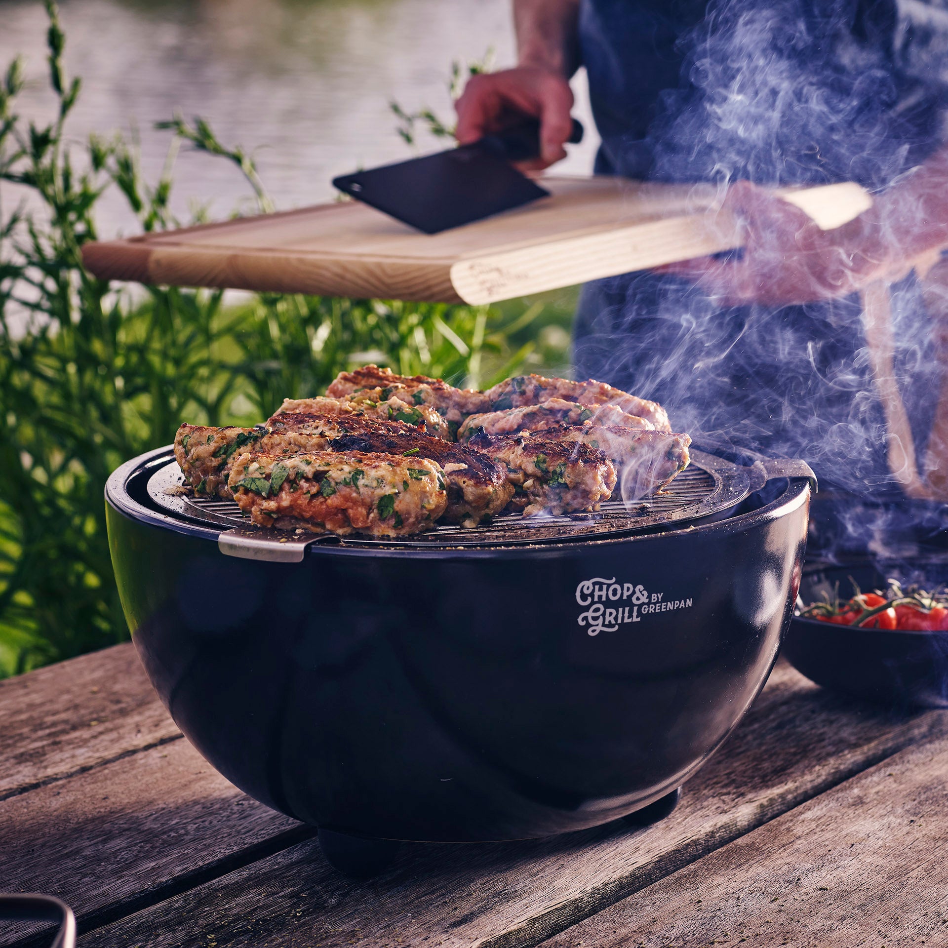 greenpan-chop-grill-barbecue-lectrique-de-table-compact-pour-viande-poisson-et-l image 4