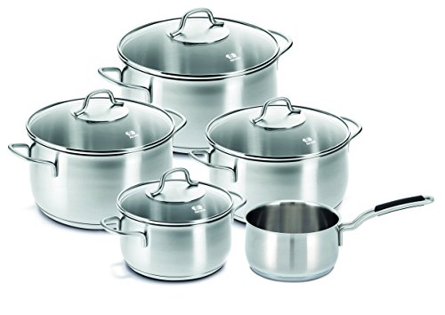beka-lot-de-5-pi-ces-royal-batterie-de-cuisine-inox-argent-casseroles-avec-couve image 2