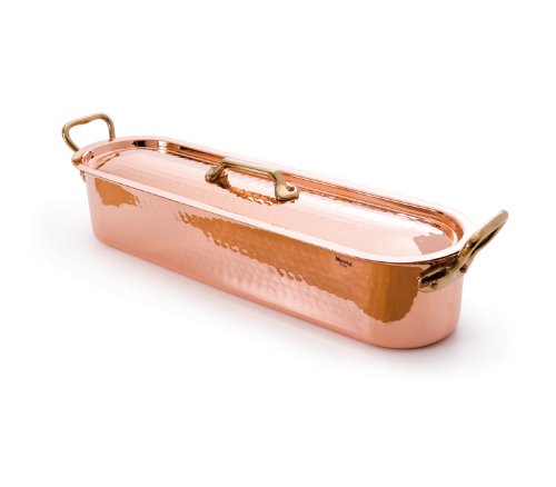 mauviel-1830-m-tradition-216060-poissonni-re-en-cuivre-martel-60-x-15-cm-int-rie image 2