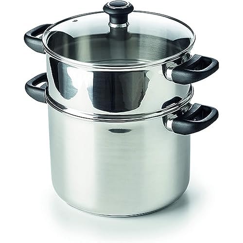 beka-polo-couscoussier-inox-18-10-24-cm-avec-panier-vapeur-et-couvercle-en-verre image 6
