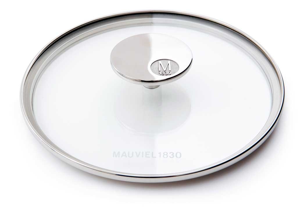 mauviel-m-360-531828-couvercle-en-verre-28-cm-inox-magn-tique-et-verre-pour-cass image 1