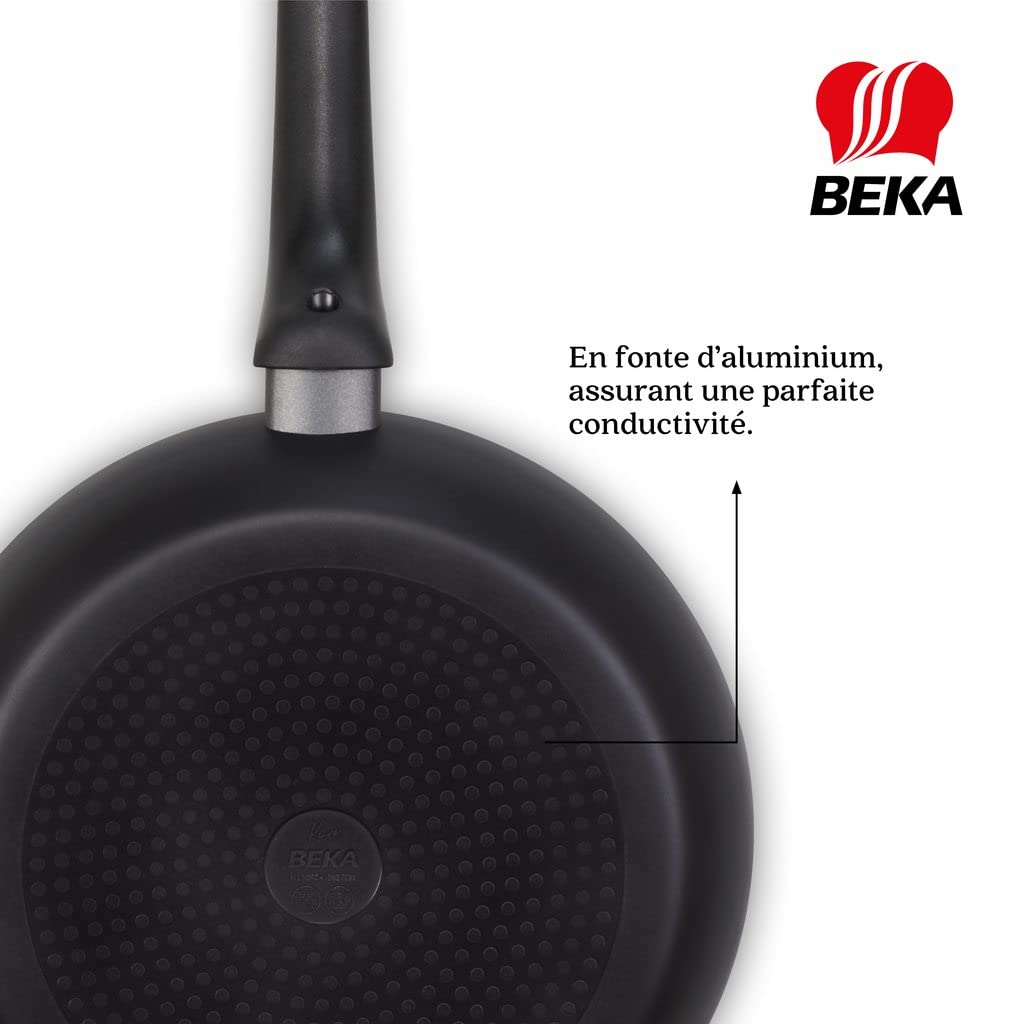 beka-kuro-po-le-frire-20-cm-c-ramique-renforc-e-titane-sans-pfas-tous-feux-dont- image 2