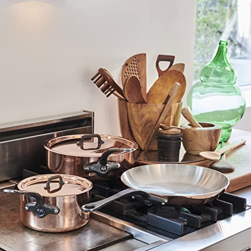 mauviel-m-heritage-150c-casserole-cuivre-couvercle-6410-17-17-cm-1-9-l-manche-fo image 8
