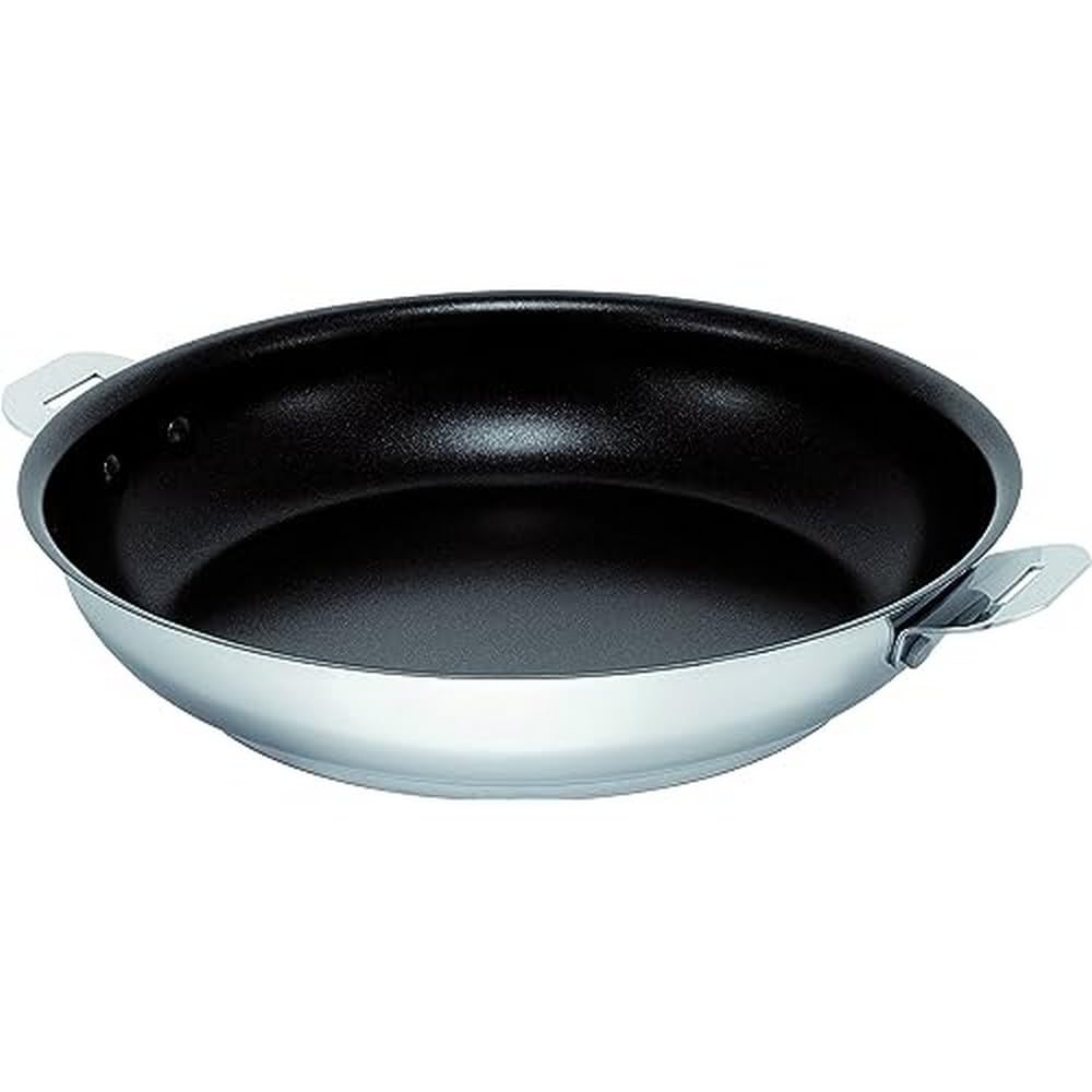 beka-move-on-po-le-frire-inox-28-cm-avec-couvercle-anti-claboussures-et-poign-e- image 1