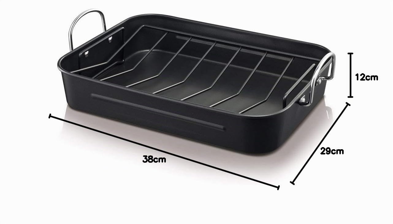 beka-16370384-plat-four-en-t-le-d-acier-noir-38-x-29-x-12-cm-avec-rev-tement-ant image 3