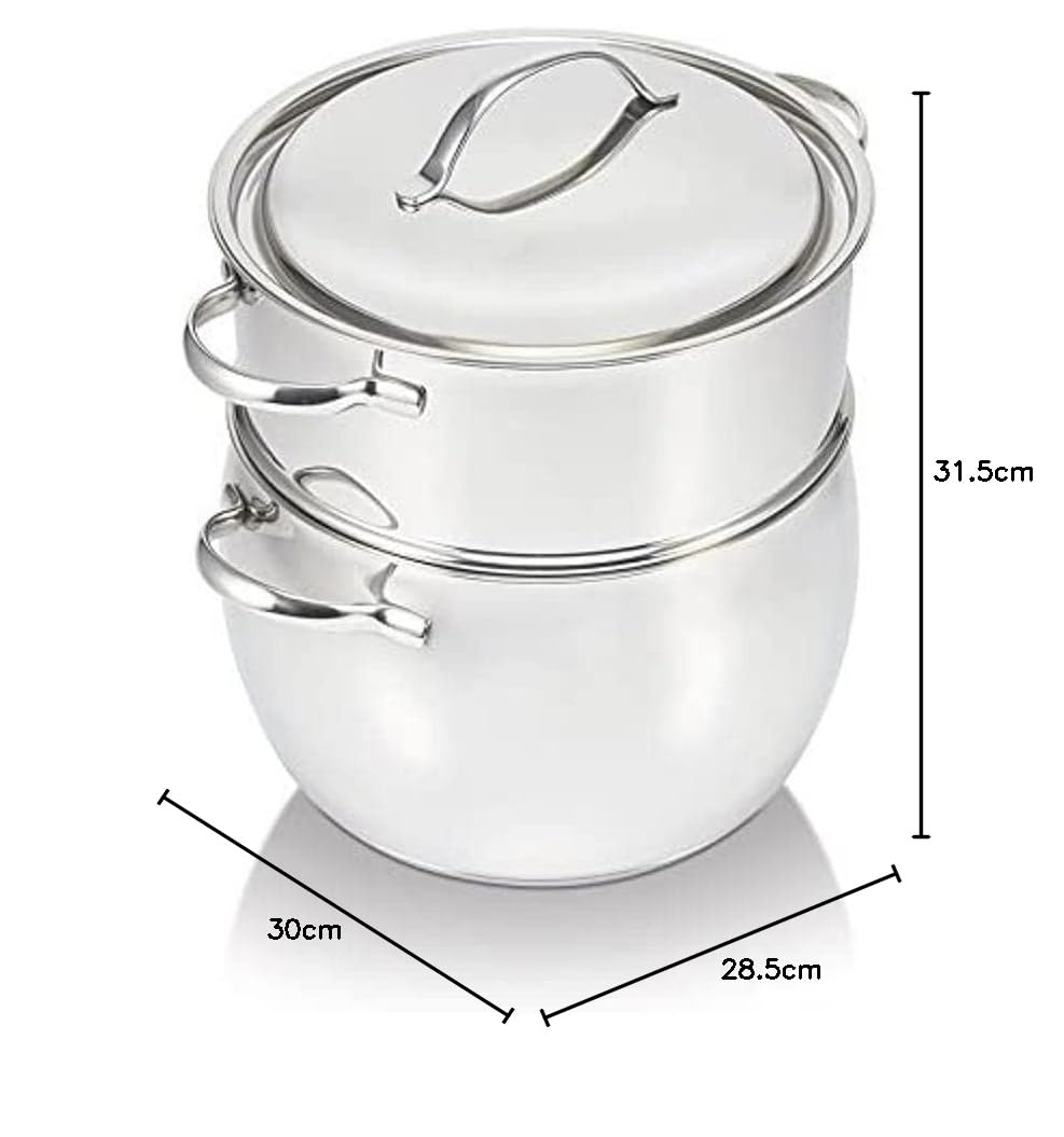 beka-bekaline-16303104-casimir-couscoussier-en-acier-inoxydable-24-cm-7-litres-t image 2