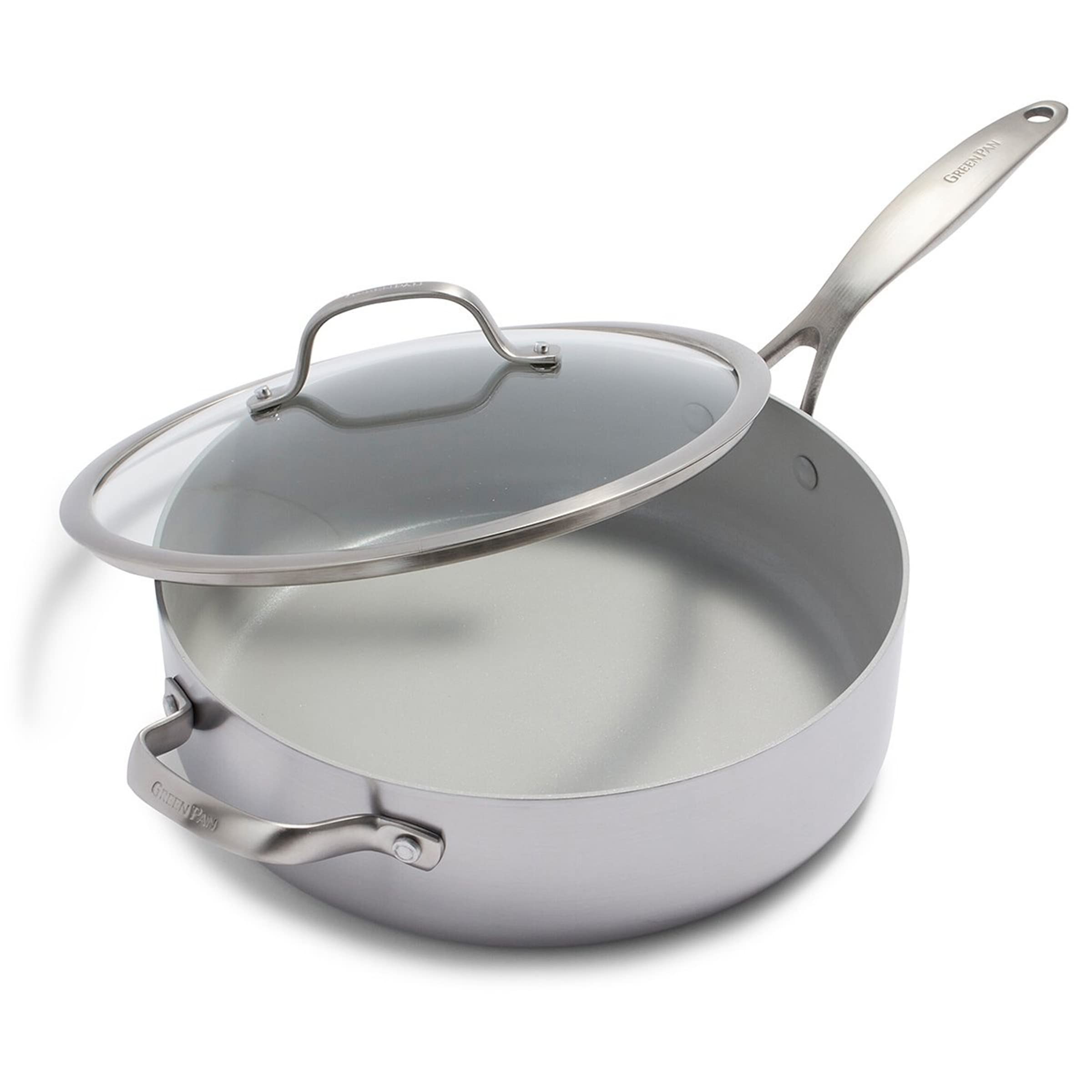 greenpan-venice-pro-tri-ply-sauteuse-en-acier-inoxydable-28-cm-4-8-l-c-ramique-s image 1
