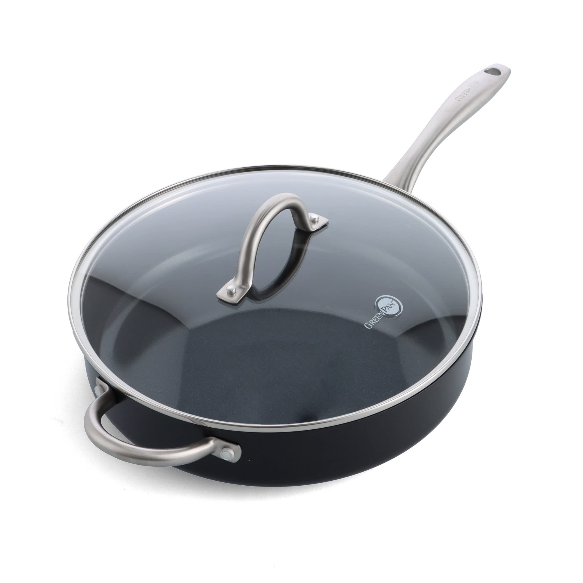 greenpan-lima-midnight-sauteuse-antiadh-sive-30-cm-4-8-l-sans-pfas-aluminium-ano image 1