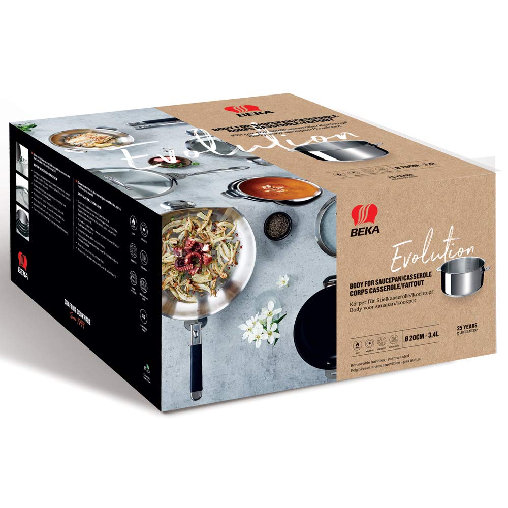 bekaline-beka-evolution-12326204-corps-de-casserole-inox-18-10-20-cm-3-4-l-tripl image 2