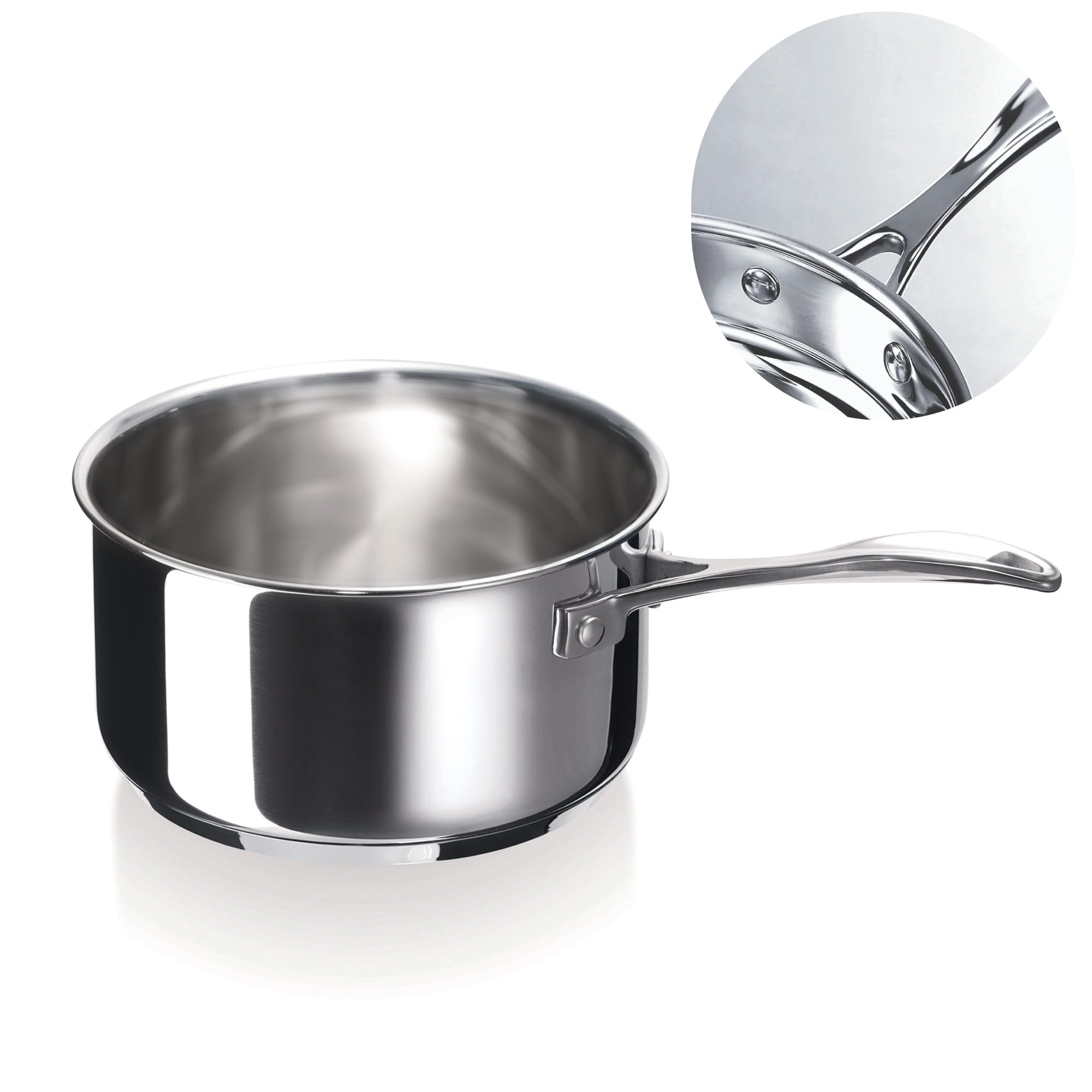 beka-chef-casserole-inox-18-10-14-cm-avec-manche-ergonomique-tous-feux-dont-indu image 1