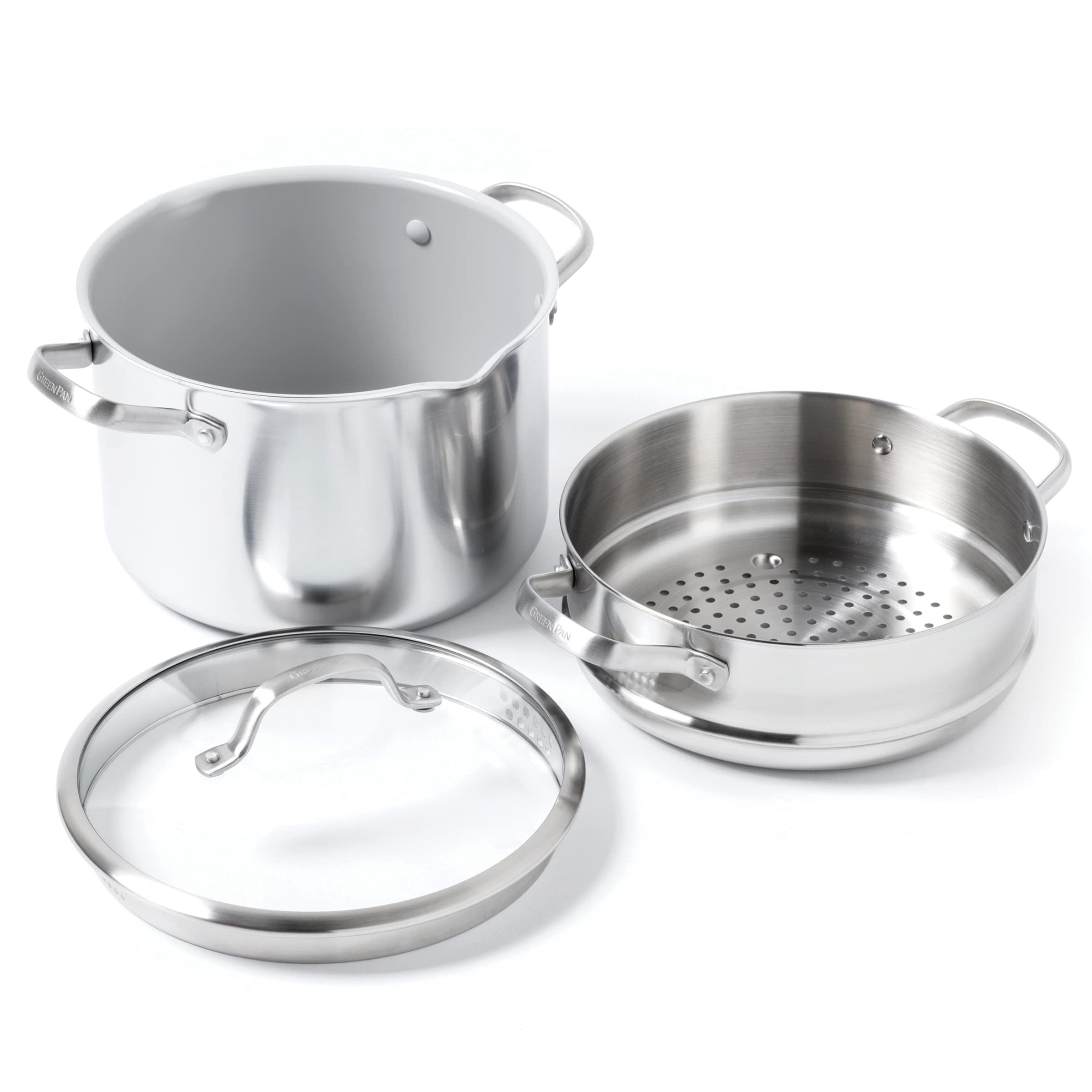 greenpan-venice-pro-tri-ply-sauteuse-en-acier-inoxydable-28-cm-4-8-l-c-ramique-s image 8