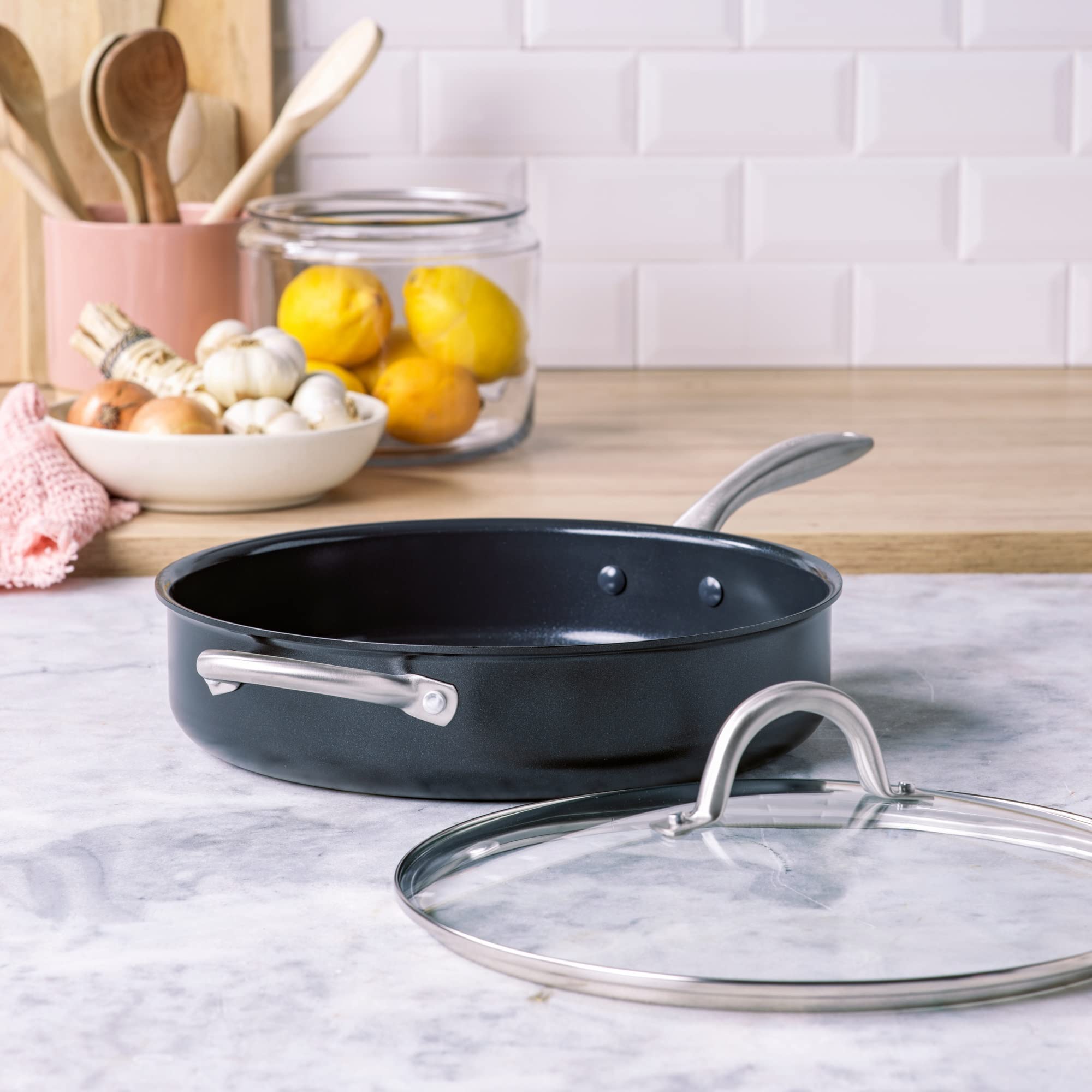 greenpan-lima-midnight-sauteuse-antiadh-sive-30-cm-4-8-l-sans-pfas-aluminium-ano image 3