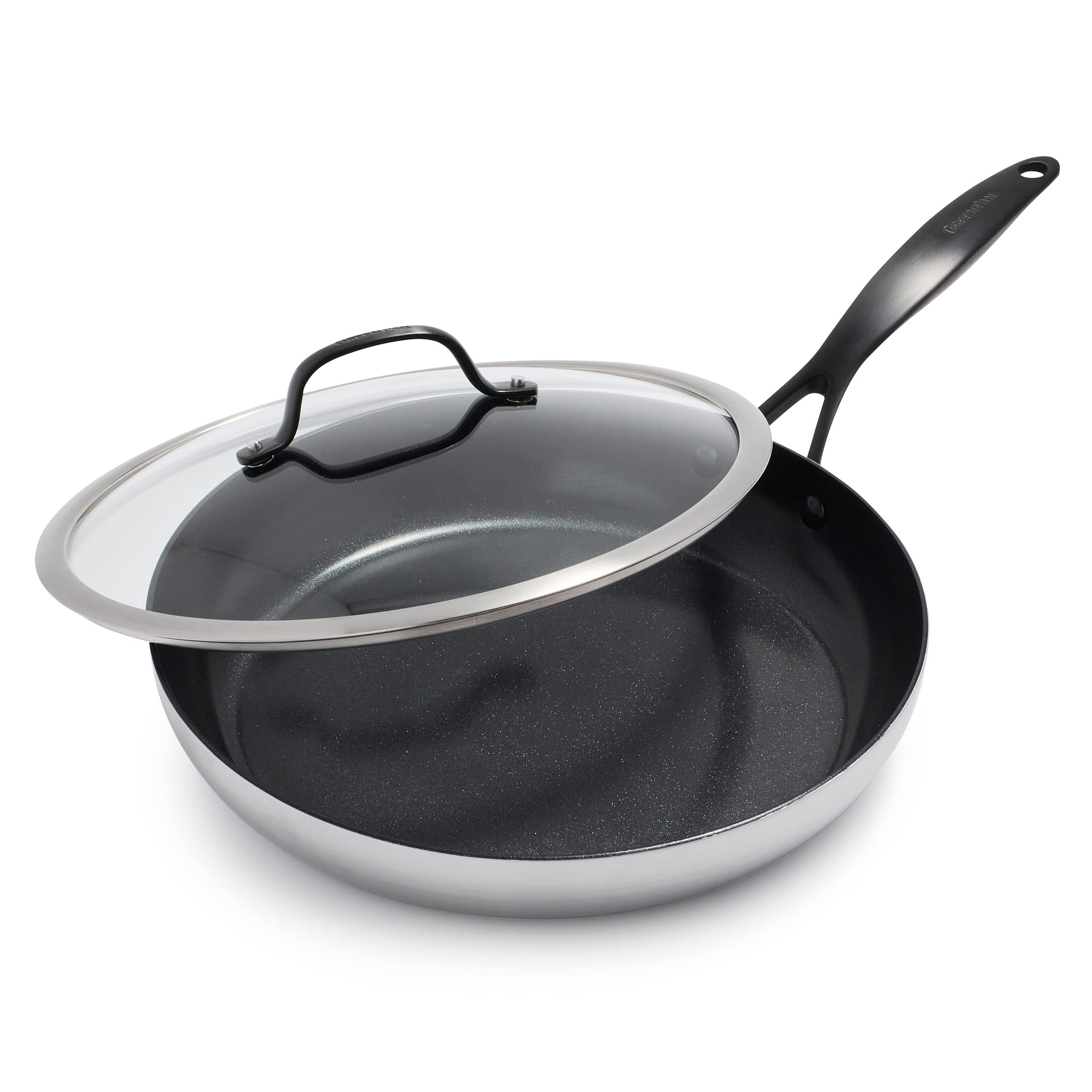 greenpan-venice-pro-noir-po-le-frire-30-cm-rev-tement-c-ramique-thermolon-infus- image 1
