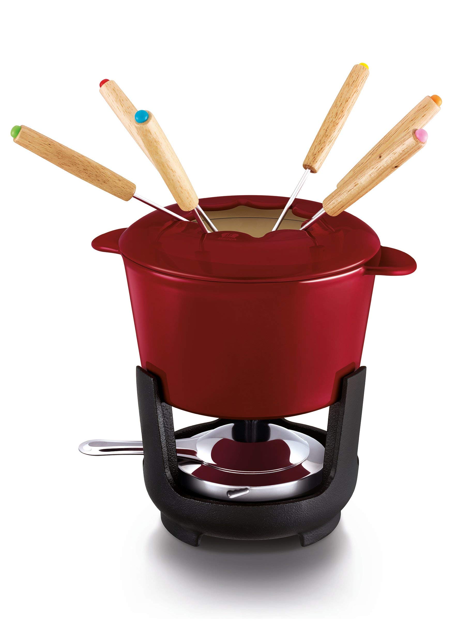 beka-ar-me-set-fondue-bourguignonne-en-fonte-maill-e-1-1-l-rouge-avec-couvercle- image 1