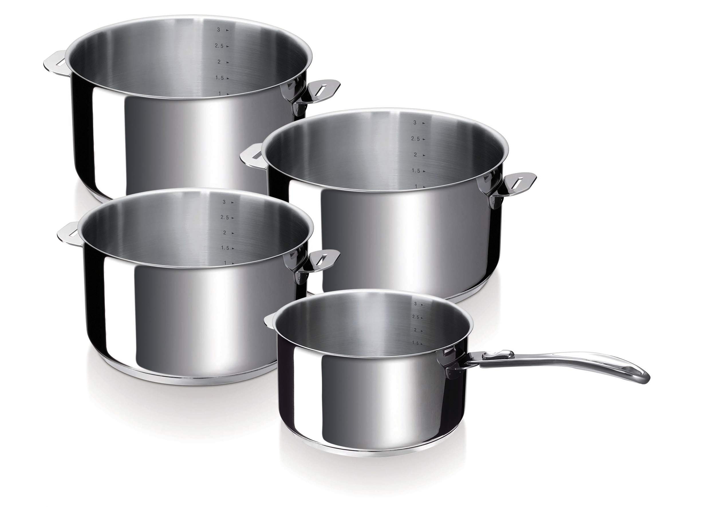 beka-s-rie-de-3-casseroles-inox-18-10-16-18-20-cm-1-manche-amovible-triple-fond- image 2