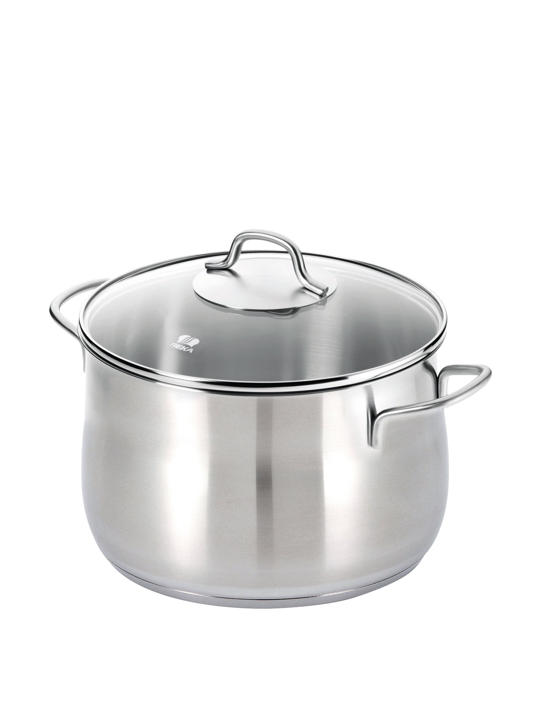 beka-royal-traiteur-12373244-faitout-24-cm-7-litres-en-acier-inoxydable-avec-cou image 1