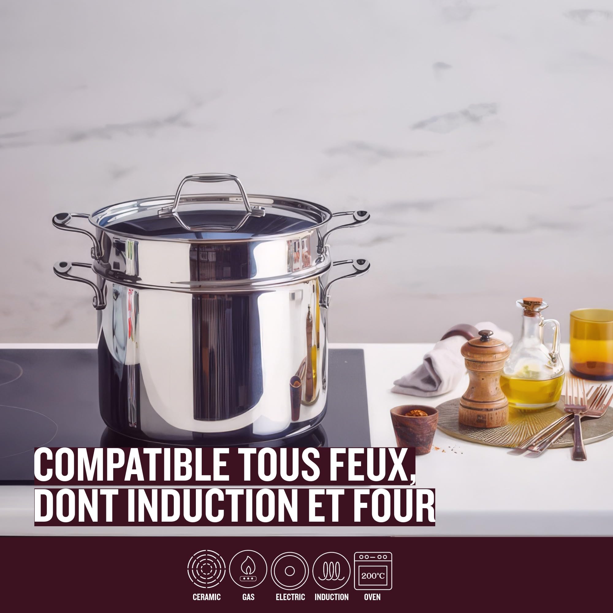 beka-chef-marmite-p-tes-inox-18-10-24-cm-7-6-l-avec-panier-passoire-inclus-tous- image 2