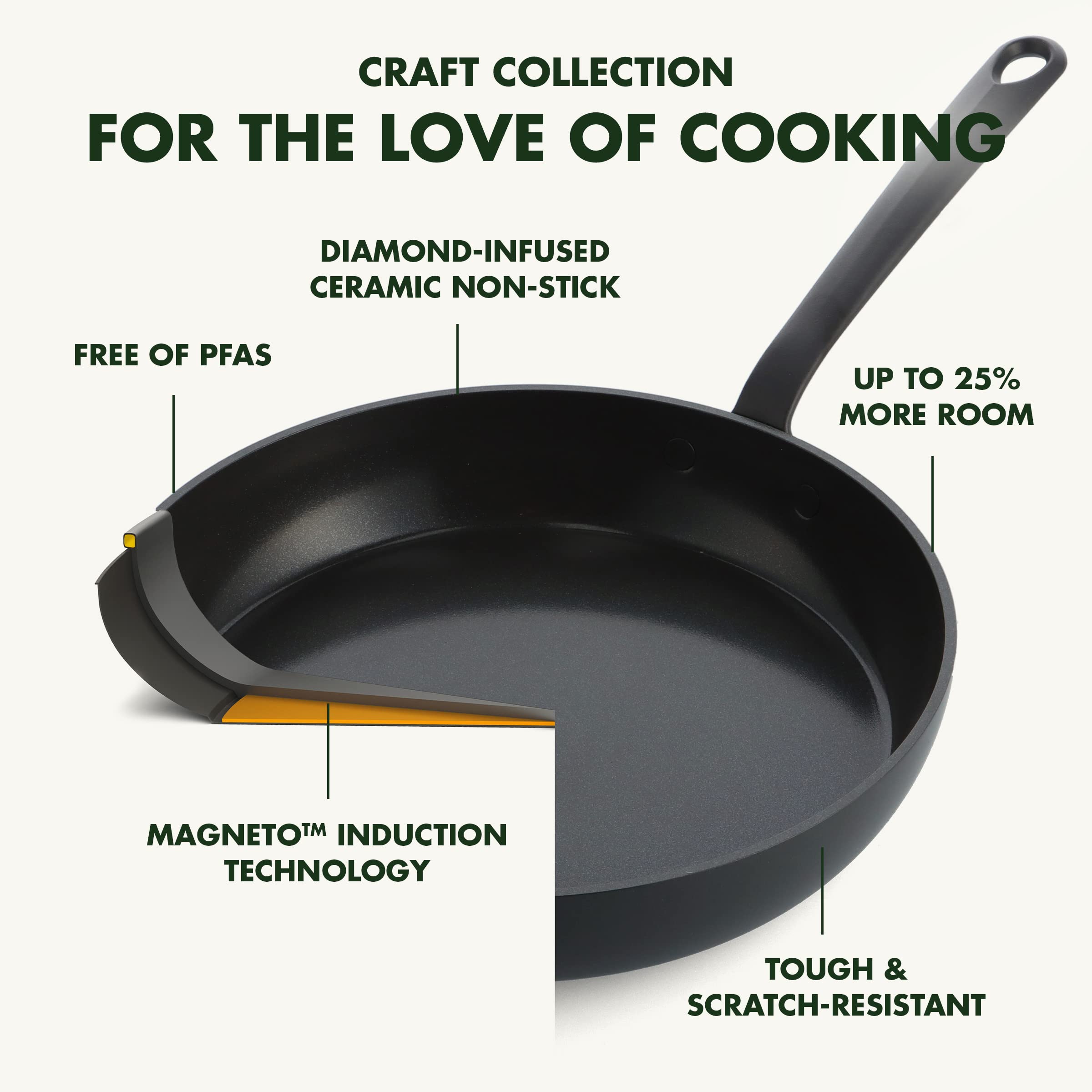 greenpan-craft-sauteuse-24-cm-4-9-l-c-ramique-anodis-e-dur-antiadh-sive-sans-pfa image 4