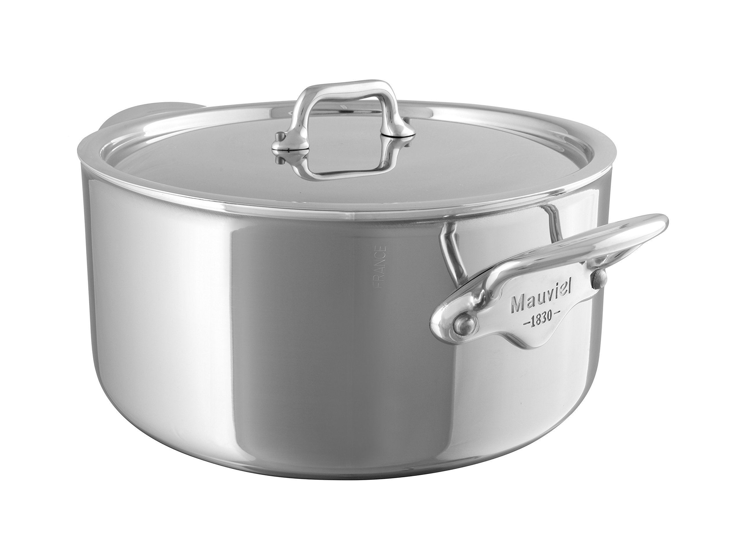 mauviel1830-m-cook-cocotte-inox-avec-couvercle-16-cm-inox-multi-couches-tous-feu image 2