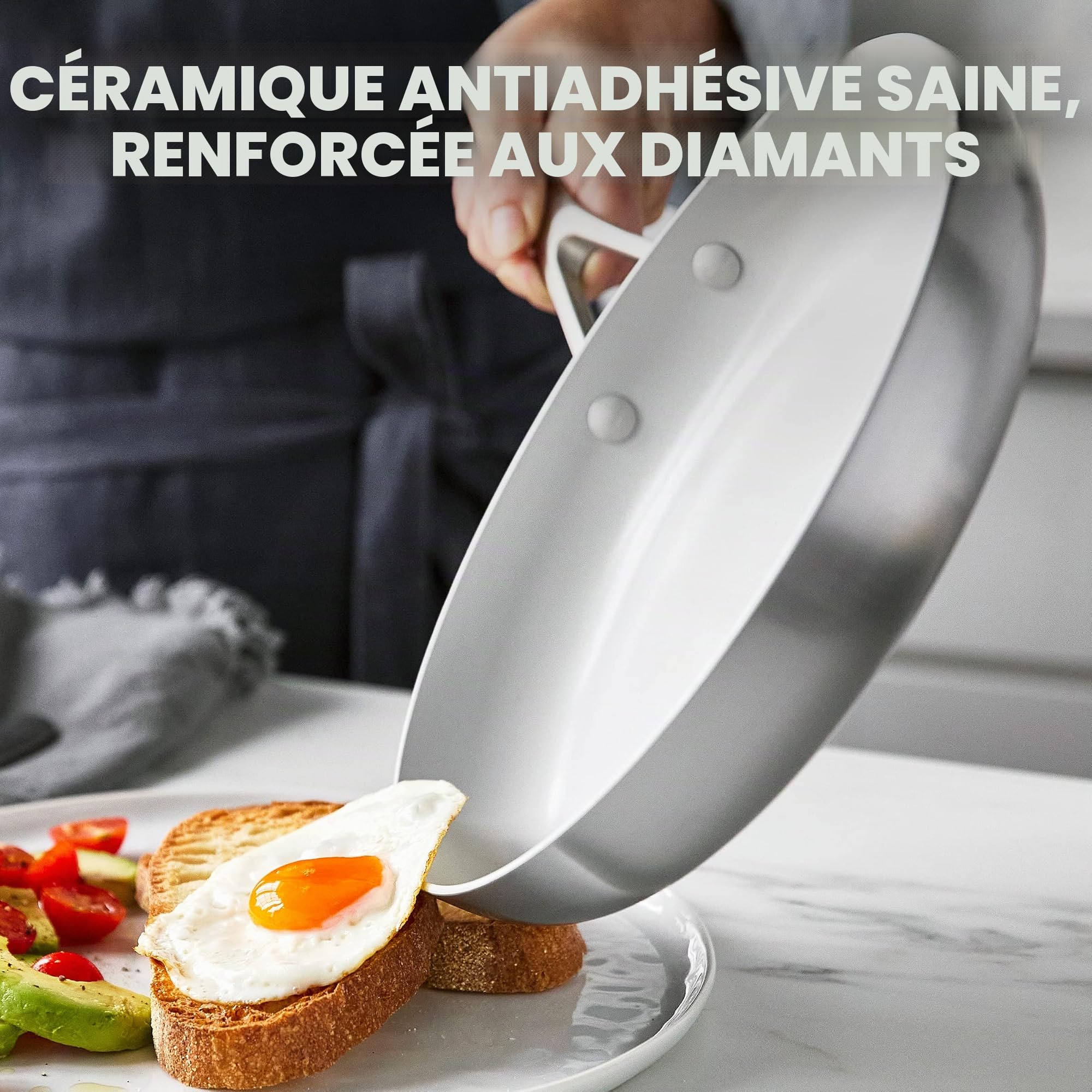 greenpan-venice-pro-tri-ply-batterie-de-cuisine-10-pi-ces-acier-inoxydable-3-pli image 2