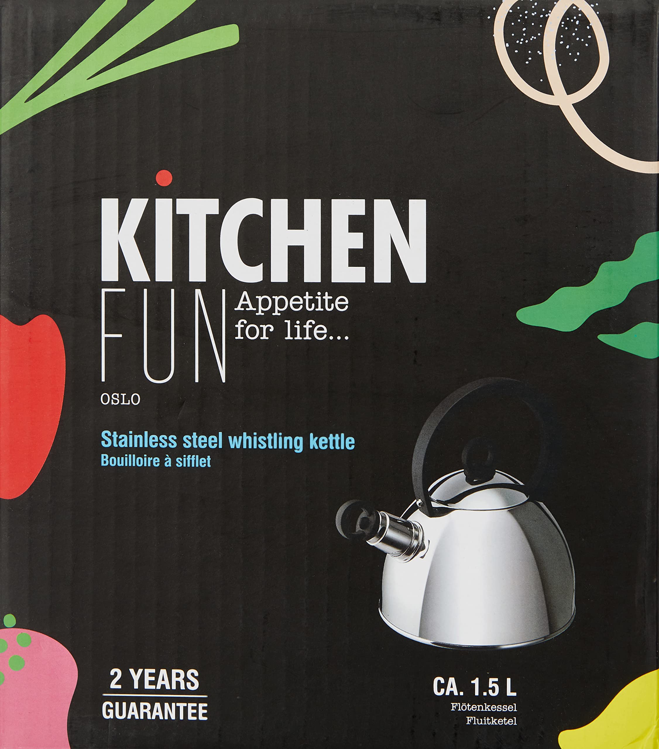 beka-bouilloire-sifflet-1-8-l-inox-18-cm-fond-sandwich-tous-feux-dont-induction- image 2
