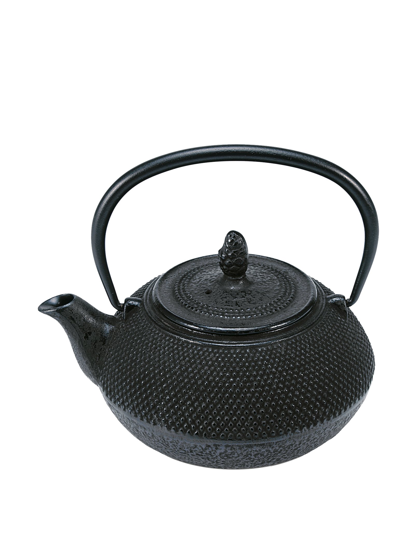 beka-ceylon-mini-16409164-th-i-re-en-fonte-0-6-l-noir-mat-avec-passoire-tamis-to image 1