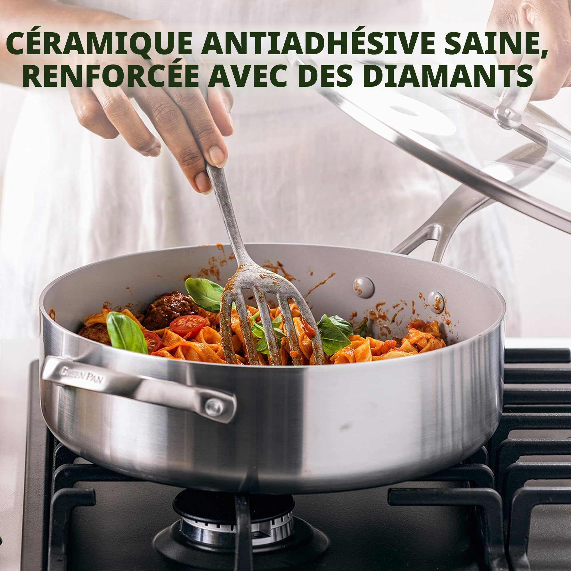 greenpan-venice-pro-tri-ply-sauteuse-en-acier-inoxydable-28-cm-4-8-l-c-ramique-s image 2