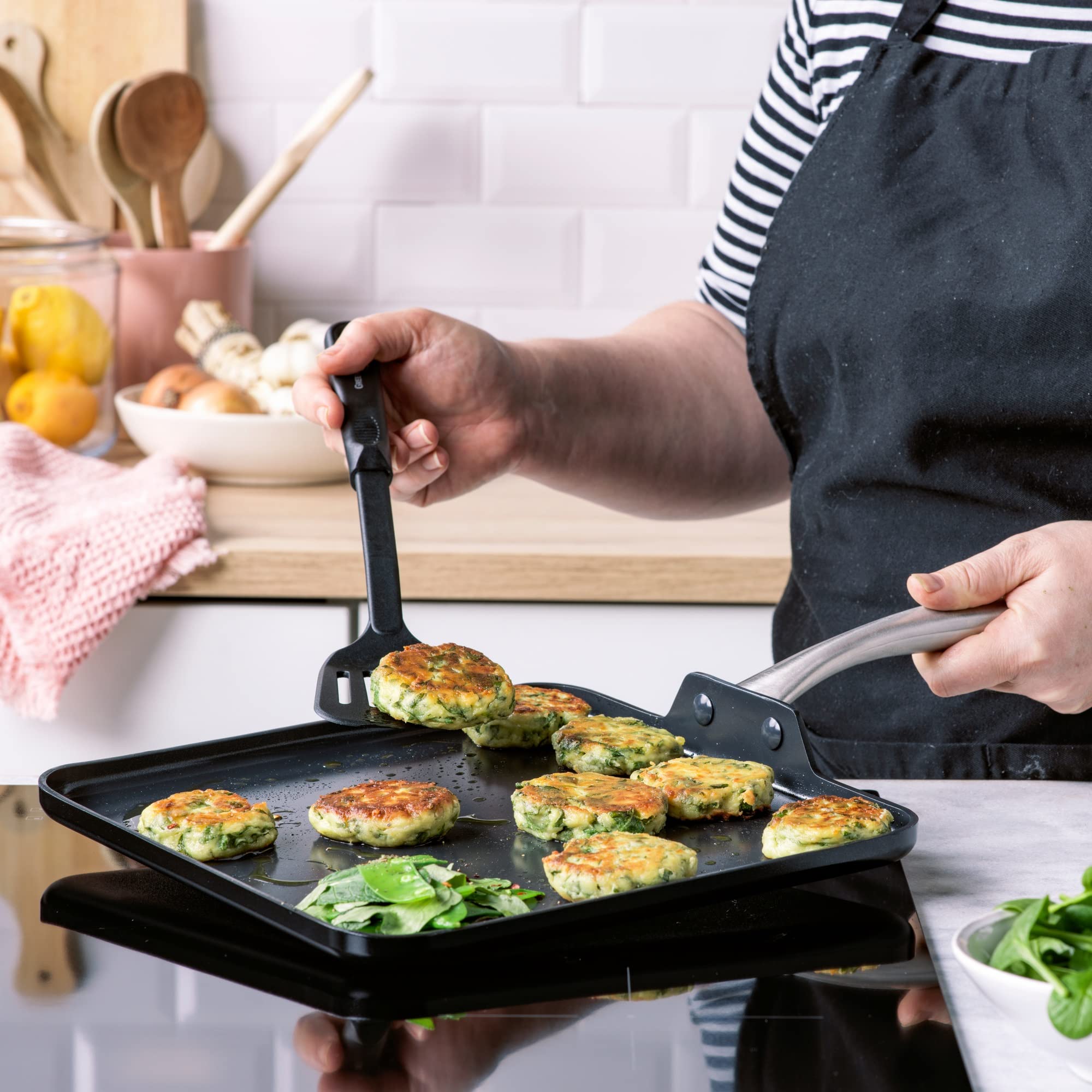 greenpan-lima-midnight-po-le-griller-carr-e-antiadh-sive-28-cm-en-aluminium-anod image 7