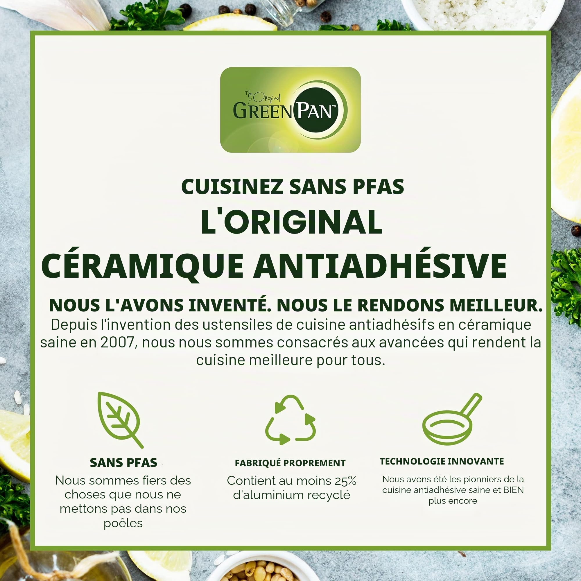 greenpan-craft-sauteuse-24-cm-4-9-l-c-ramique-anodis-e-dur-antiadh-sive-sans-pfa image 3