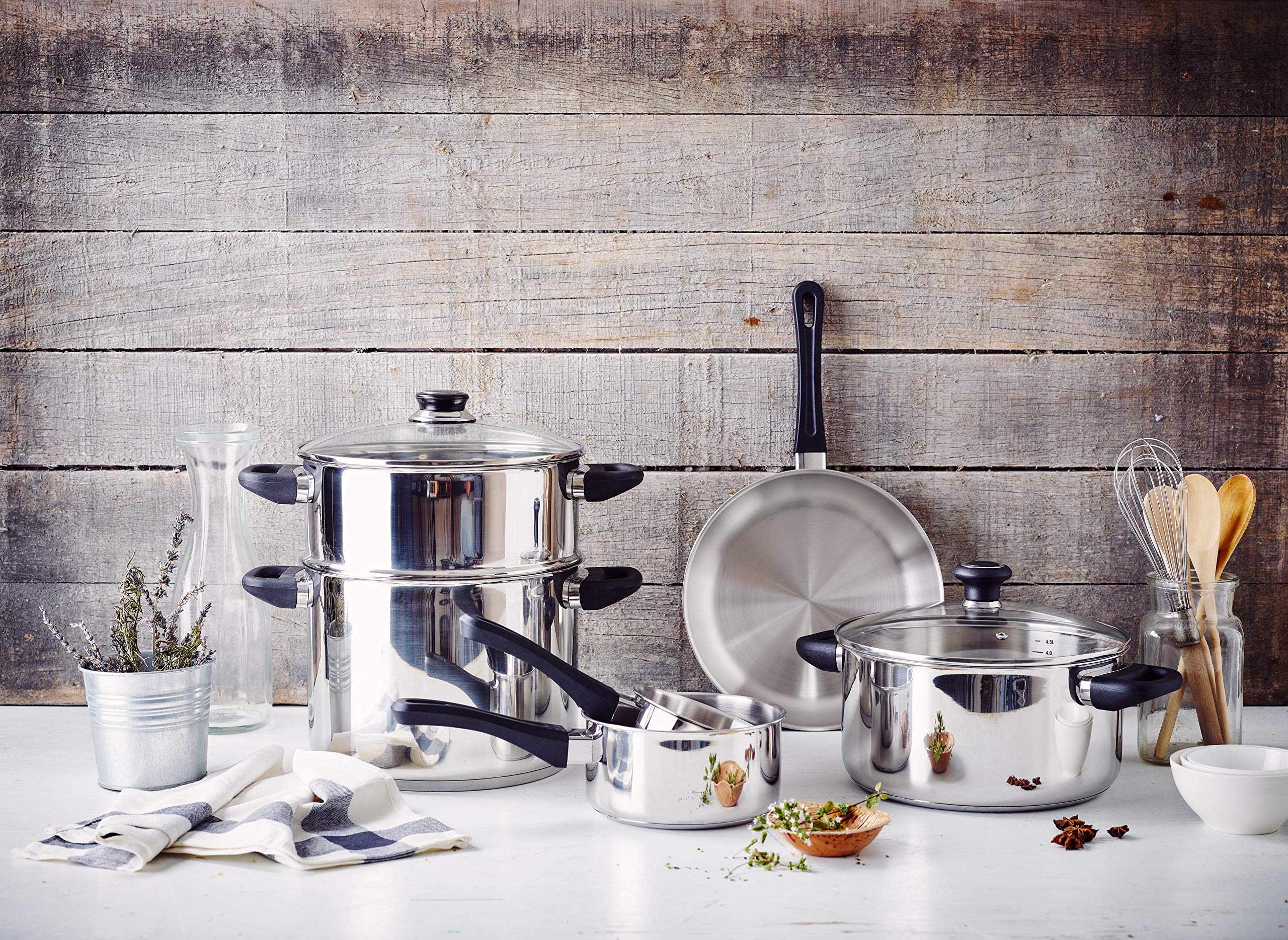 beka-polo-couscoussier-inox-18-10-24-cm-avec-panier-vapeur-et-couvercle-en-verre image 4