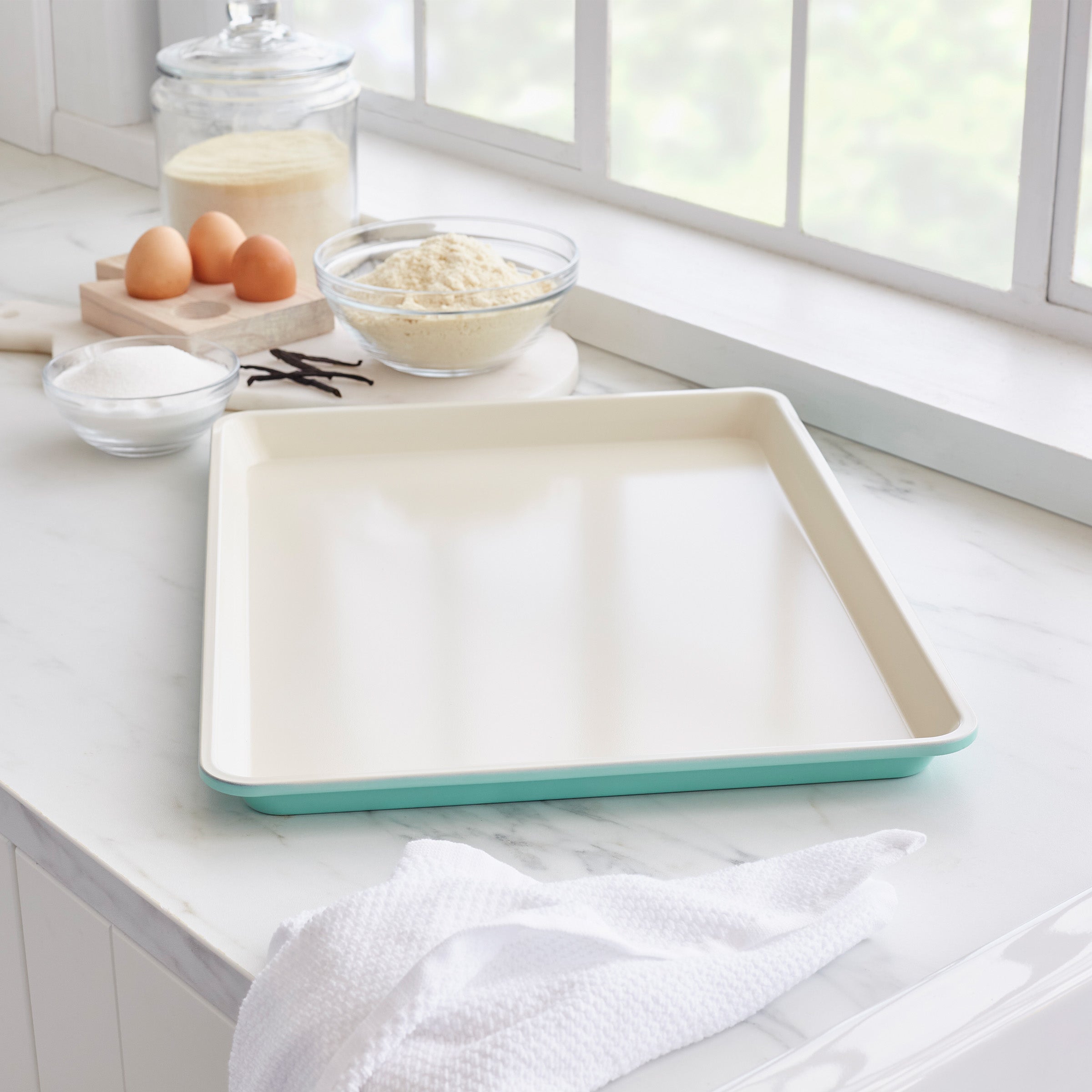 greenpan-greenlife-plaque-biscuits-contour-turquoise-en-acier-avec-rev-tement-an image 2