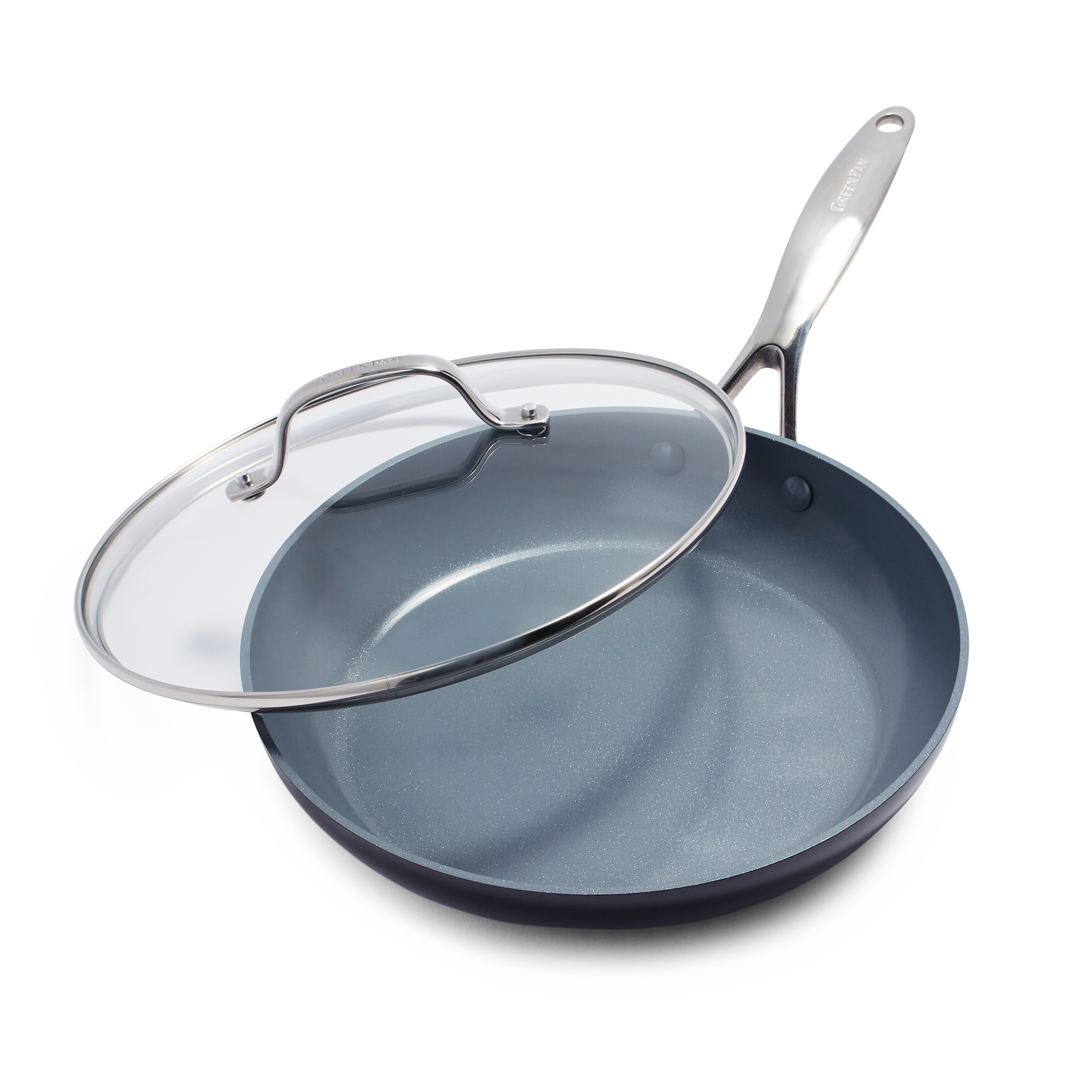 greenpan-valencia-pro-po-le-frire-26-cm-avec-couvercle-po-le-en-aluminium-anodis image 1
