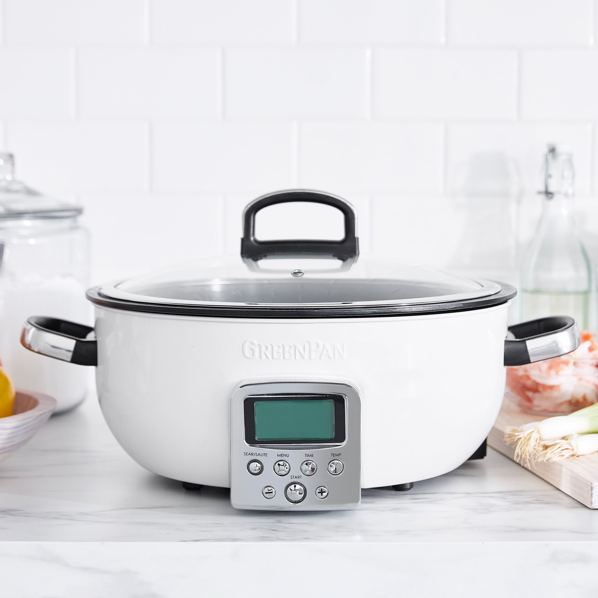 greenpan-omnicooker-cream-5-6-l-appareil-de-cuisson-tout-en-un-10-programmes-rev image 2