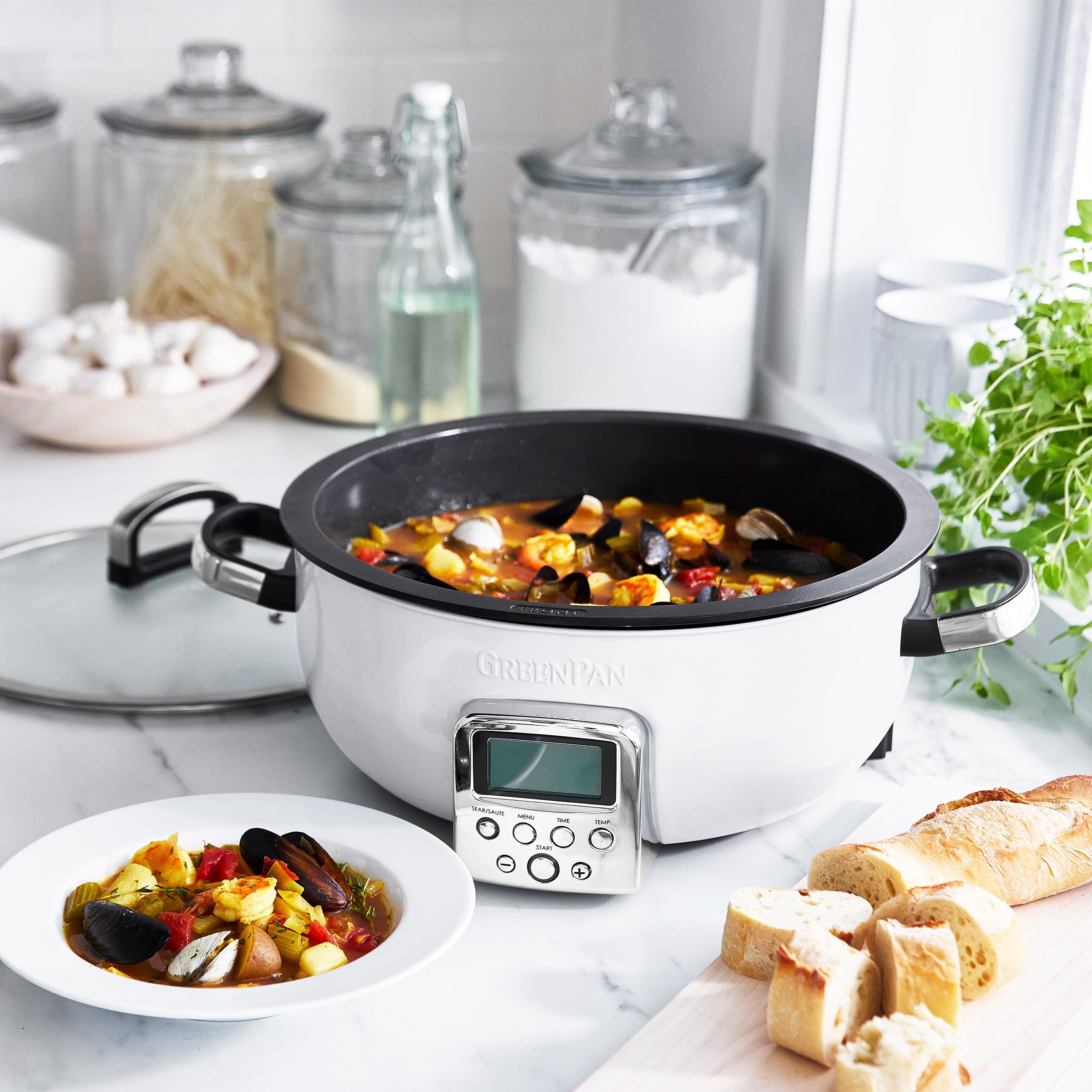 greenpan-omnicooker-cream-5-6-l-appareil-de-cuisson-tout-en-un-10-programmes-rev image 3