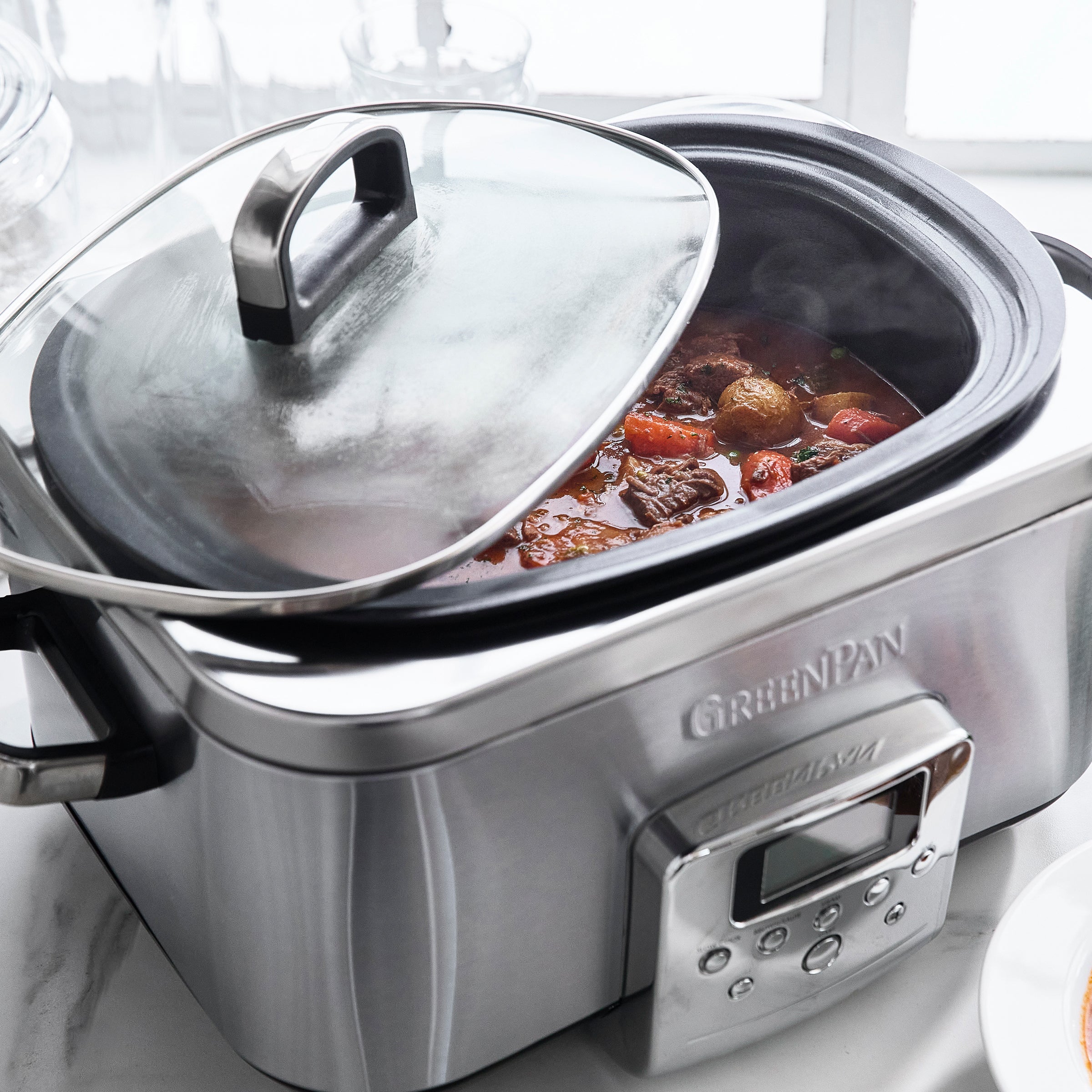 greenpan-slowcooker-stainless-steel-6l-mijoteuse-inox-6-litres-avec-cuisson-lent image 6