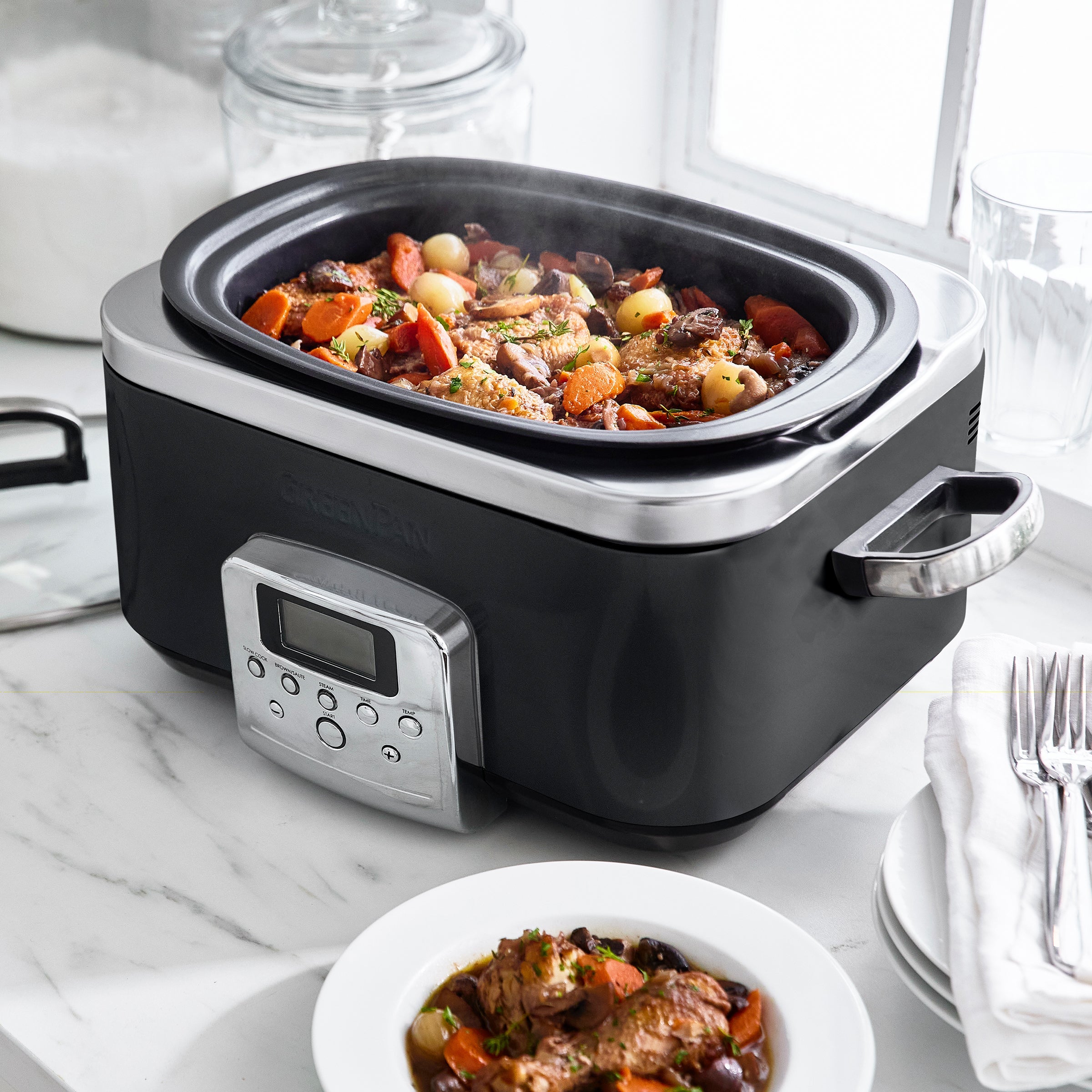greenpan-slowcooker-6l-noir-mijoteuse-lectrique-6-litres-avec-fonction-saisie-pu image 3
