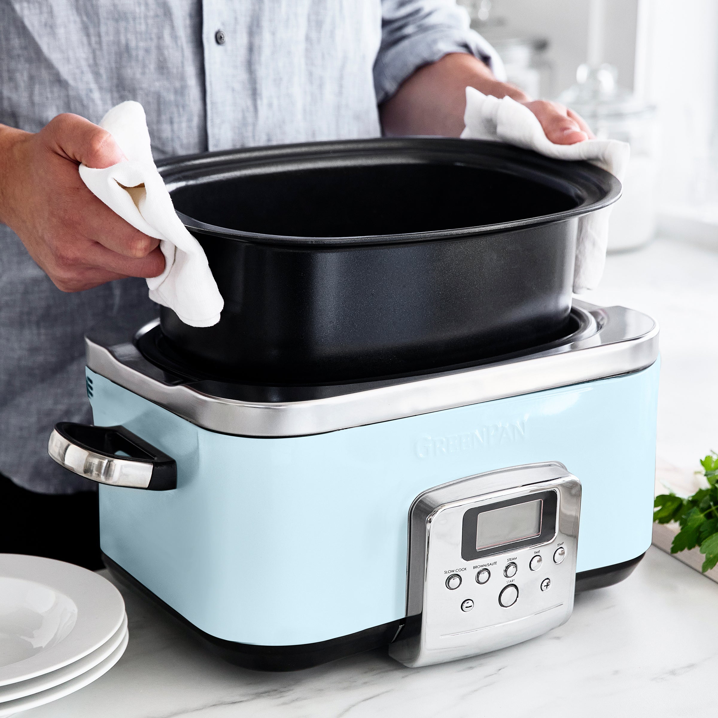 greenpan-slowcooker-blue-haze-6l-cuve-en-c-ramique-sans-pfas-mijotage-longue-dur image 7