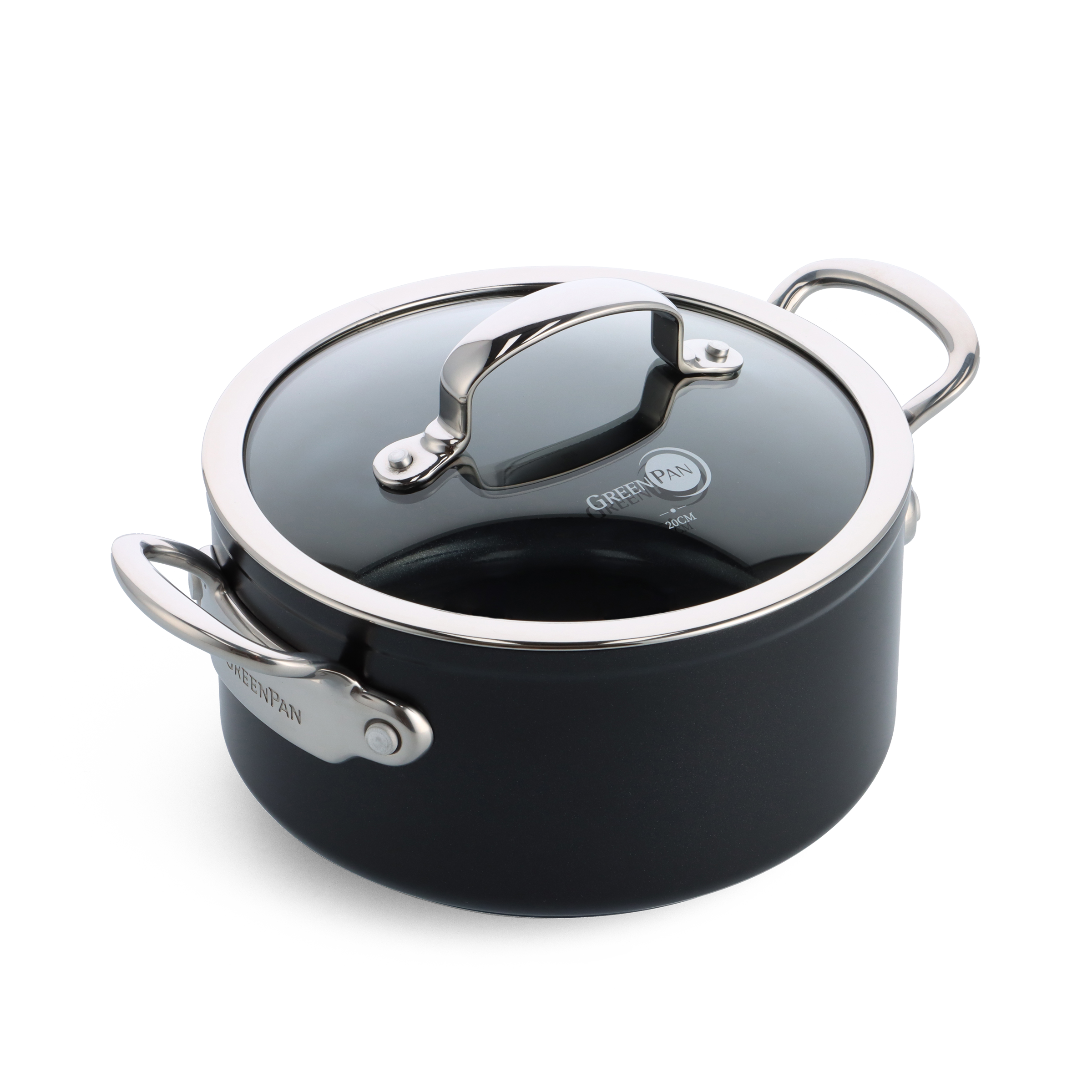 greenpan-barcelona-pro-marmite-avec-couvercle-20-cm-technologie-balancepro-c-ram image 1