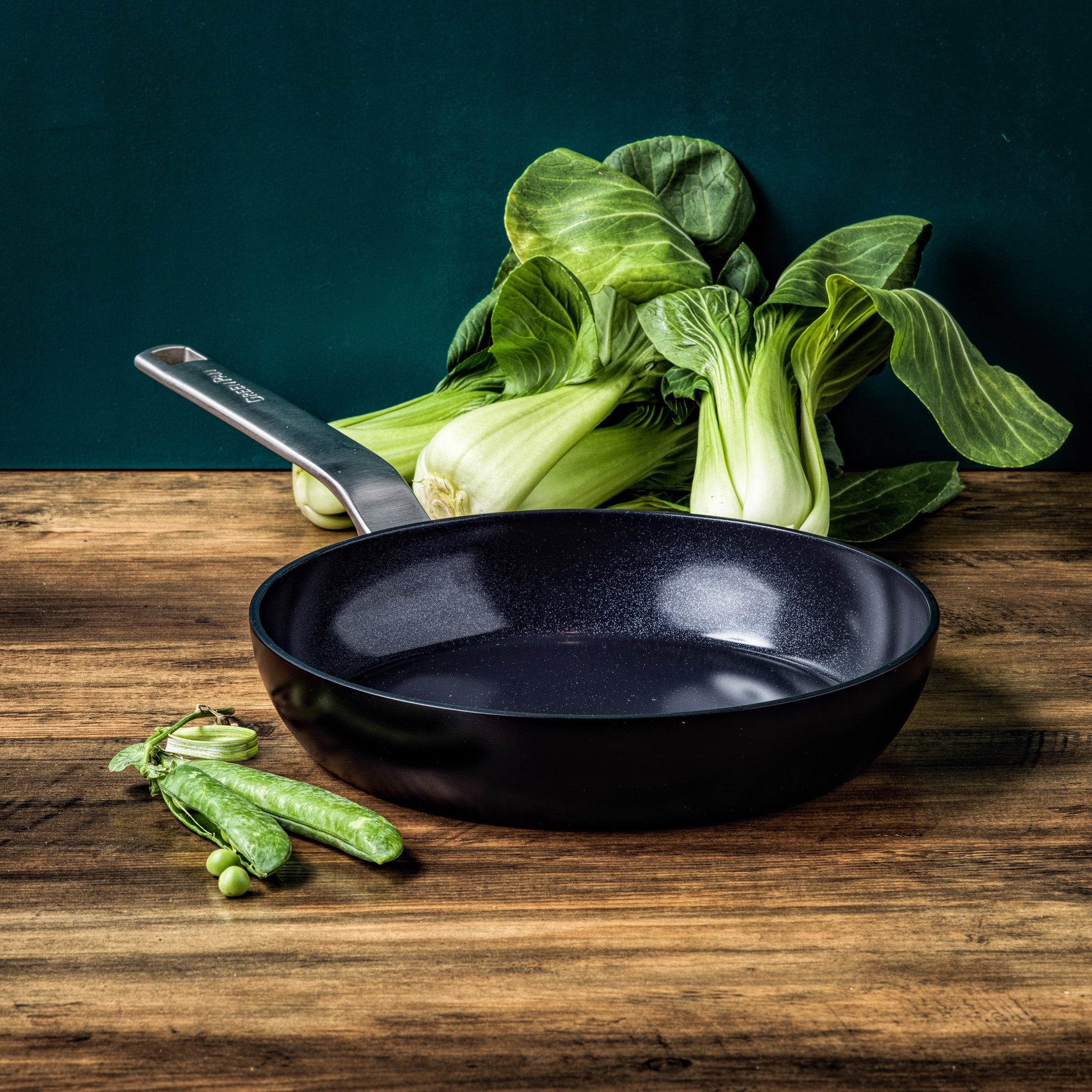 greenpan-evolution-black-po-le-24-cm-avec-manche-amovible-en-acier-inoxydable image 2