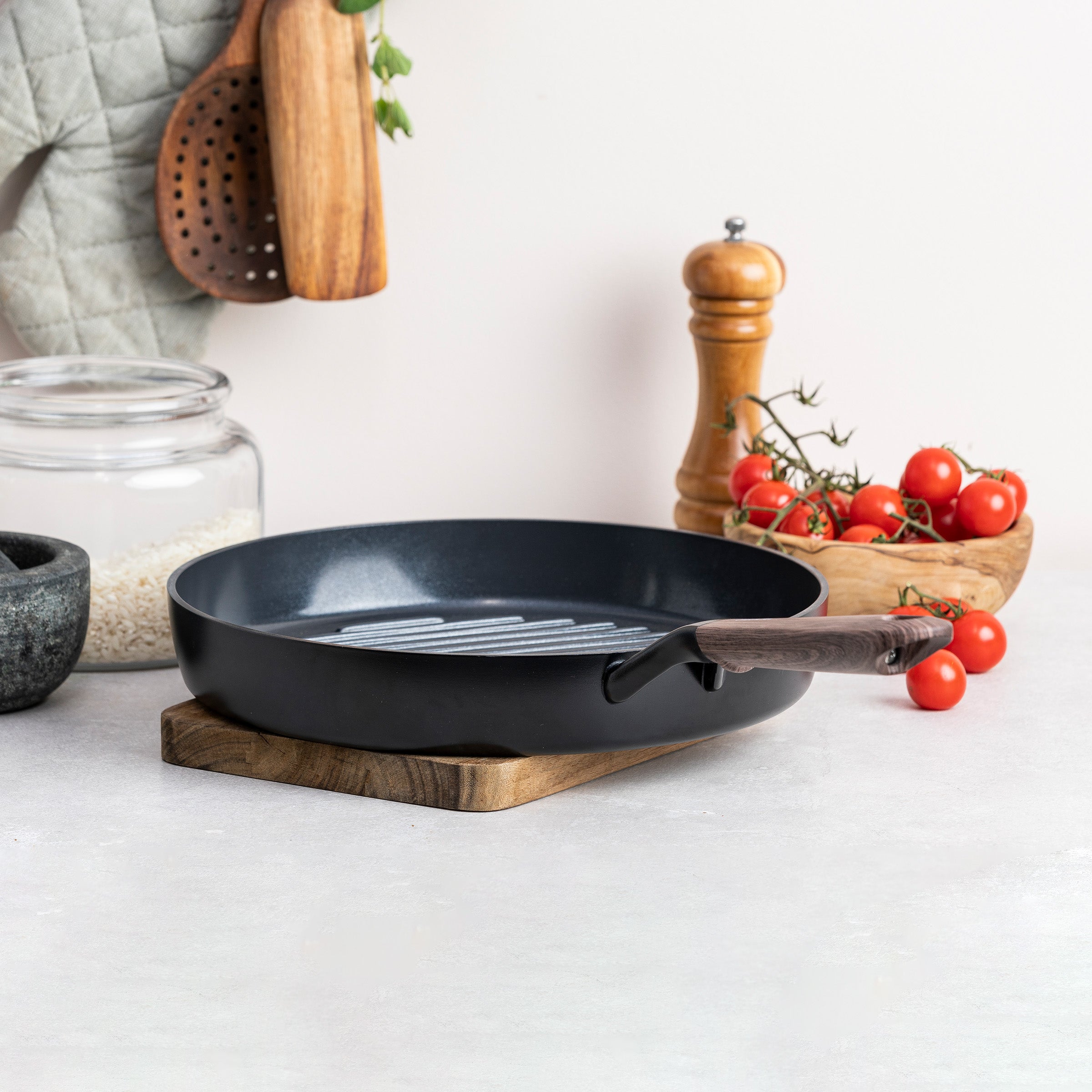 greenpan-eco-smartshape-set-3-pi-ces-dark-wood-casseroles-empilables-induction-a image 2