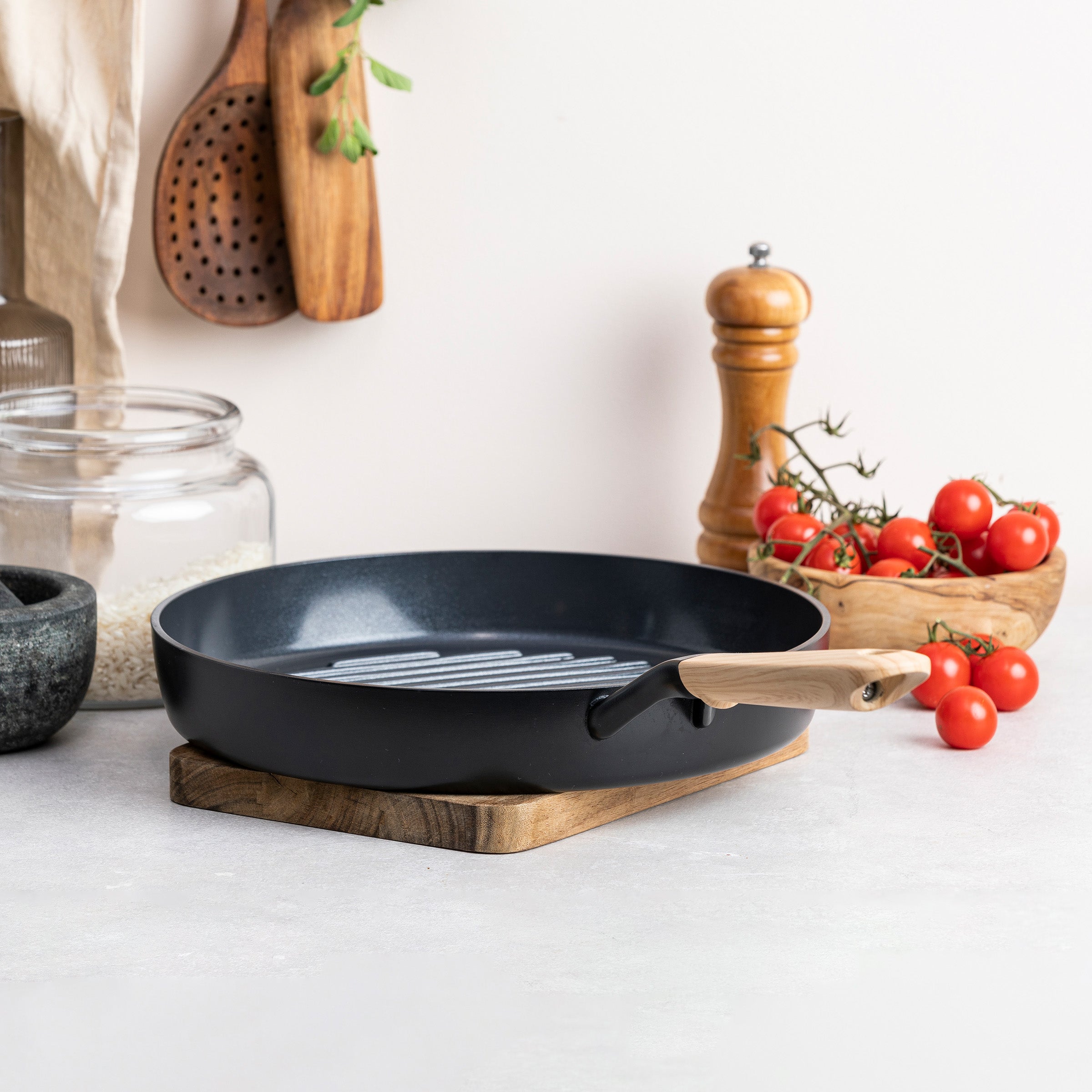 greenpan-eco-smartshape-set-3-pi-ces-light-wood-casseroles-antiadh-sives-durable image 3